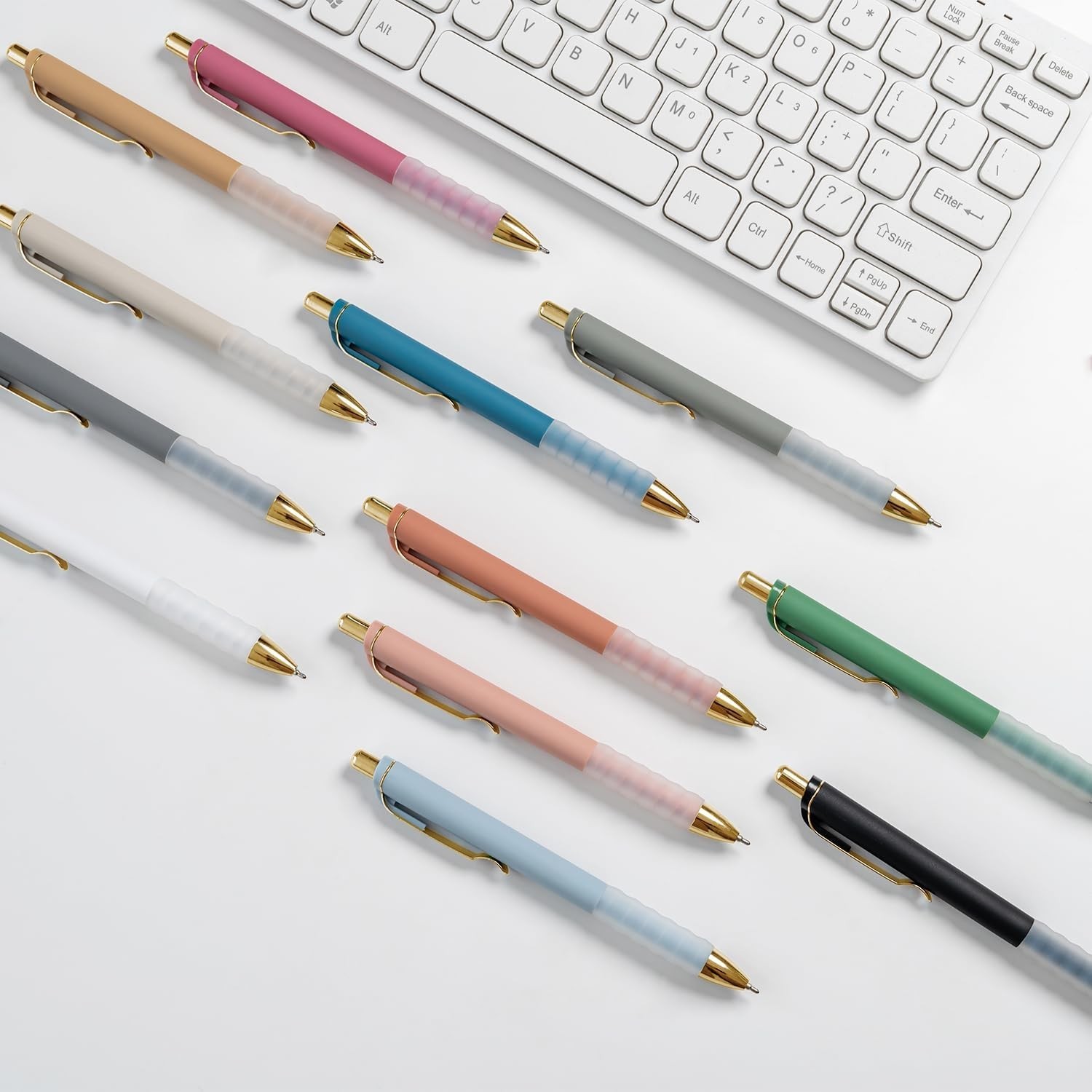 Ballpoint Pens Black Medium Point 1mm with Super Soft Grip Ball Point Pen for…