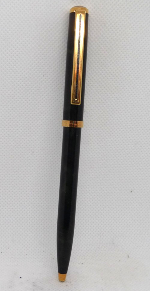 Reform Vintage Pre-1989 Marbled Green Cap Action Ball Pen-West Germany