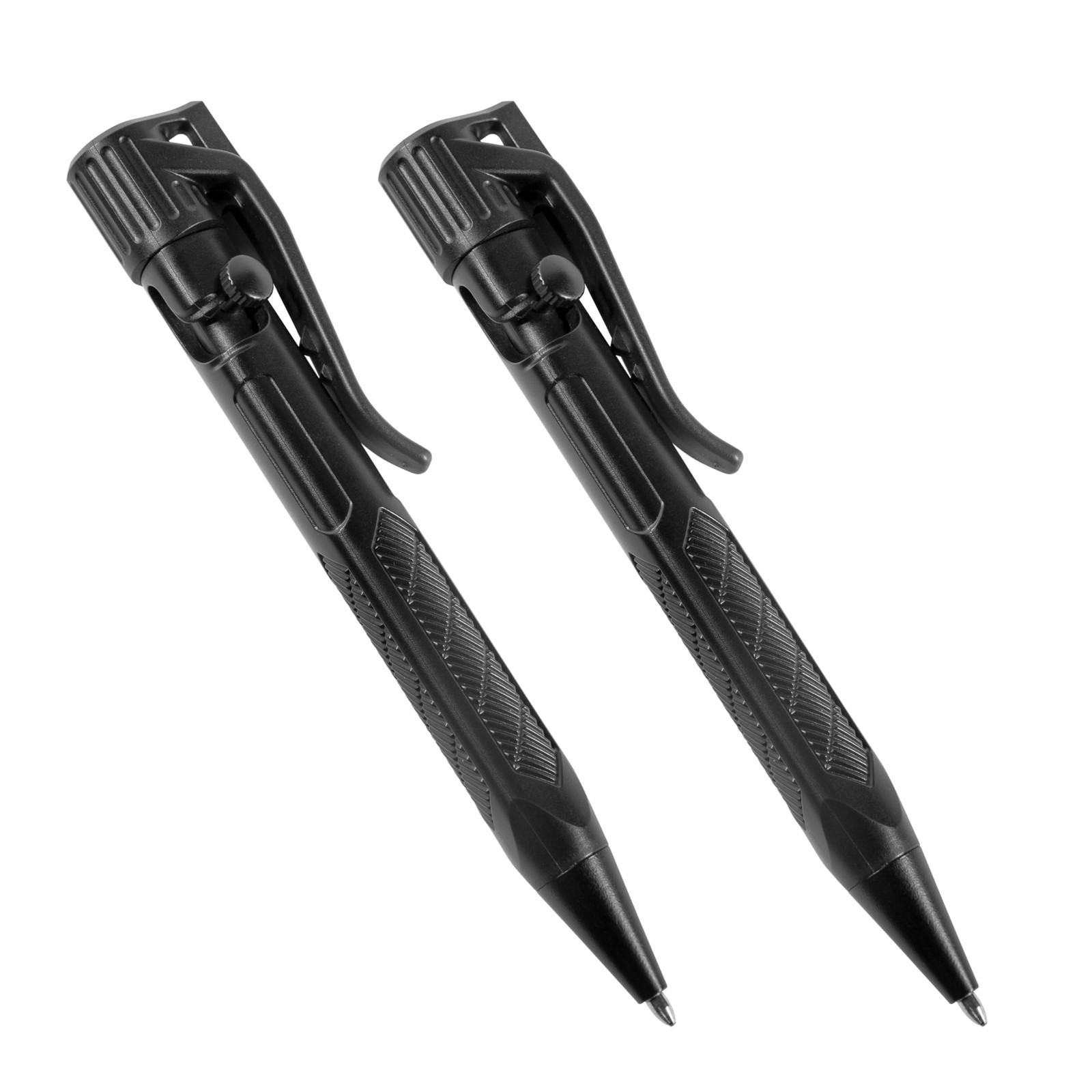 Rite In The Rain Weatherproof Black Mini Bolt-Action Pen – Black Ink 2 Pack No.