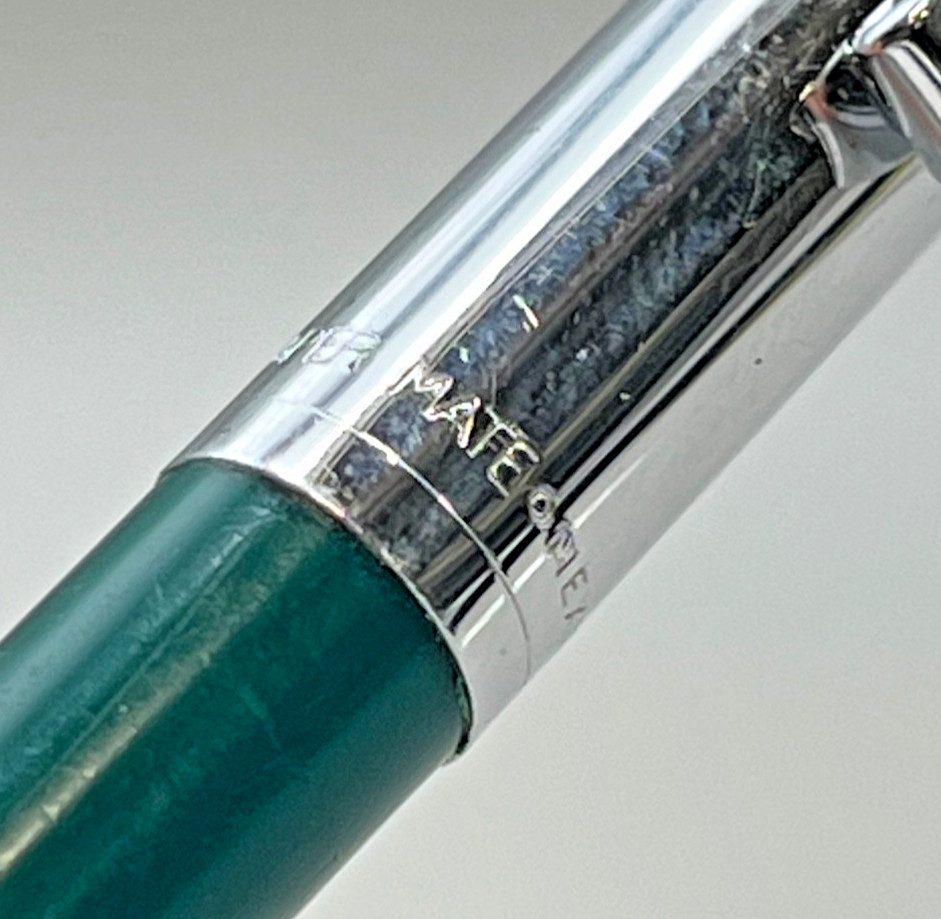 Paper Mate Double Heart Profile Slim Green/Chrome, Blue Ink, Works – Mexico