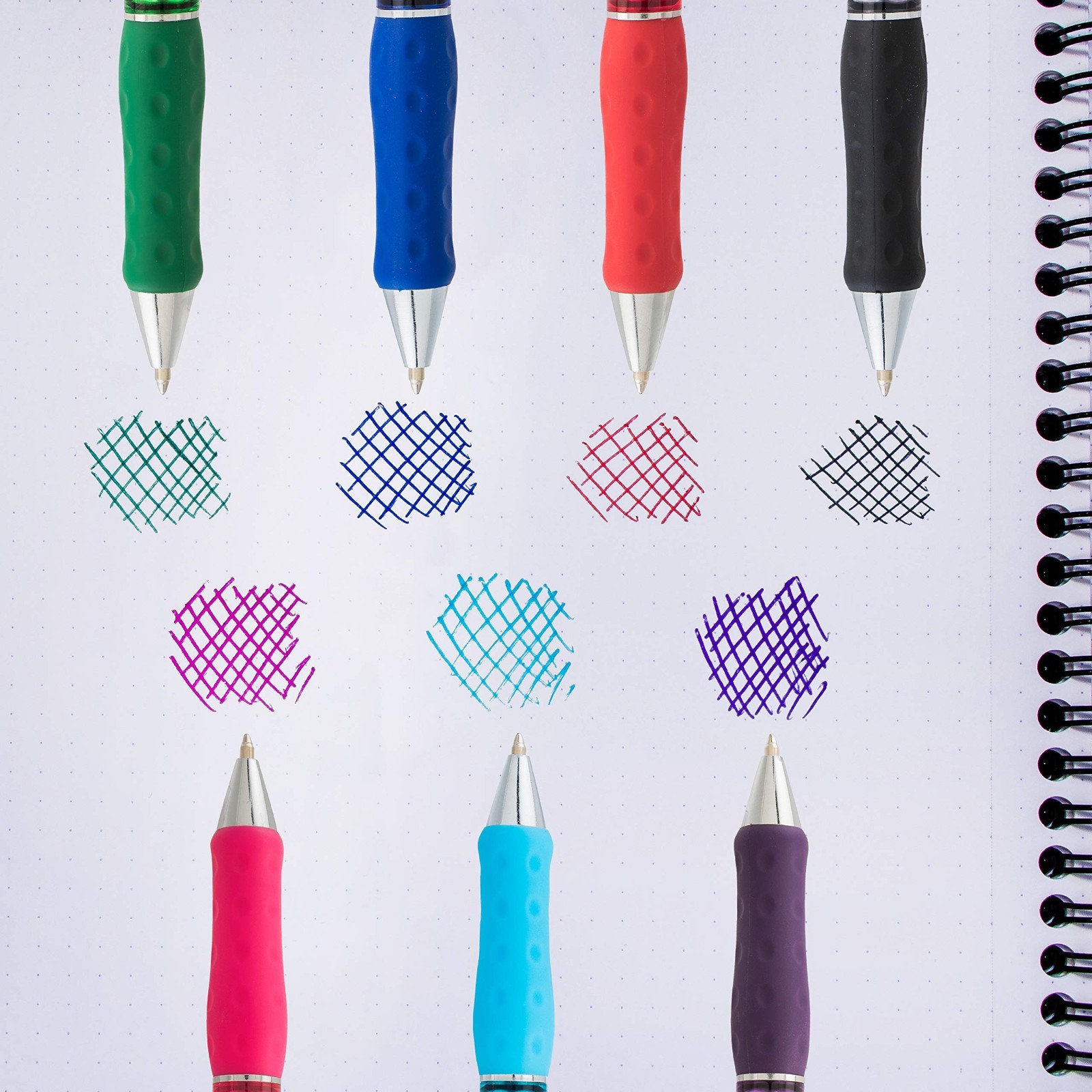 Fine Line Ballpoint Pen 0.7mm – Red Ink, Smooth Writing, Ergonomic Grip, 12 Pack