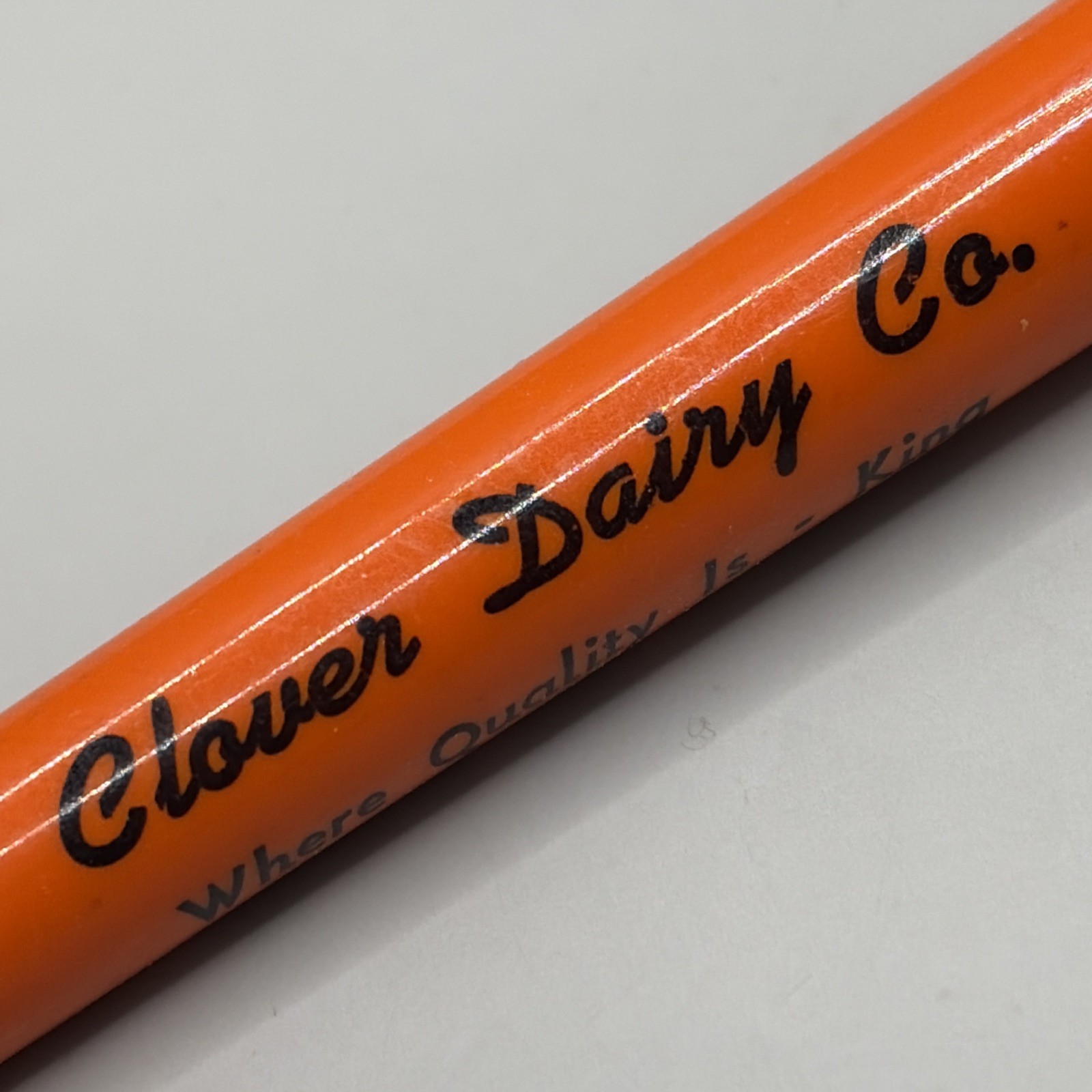 VTG Ballpoint Pen CLOVER DAIRY CO. Chippewa Falls Wisconsin WI
