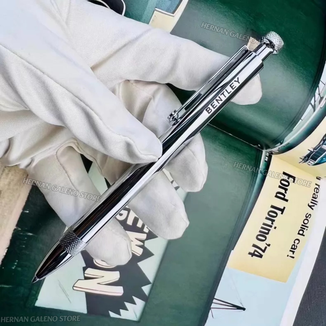 💥Bid Bentley Black Silver Ballpoint Pen Executive Gift Box Luxury💥