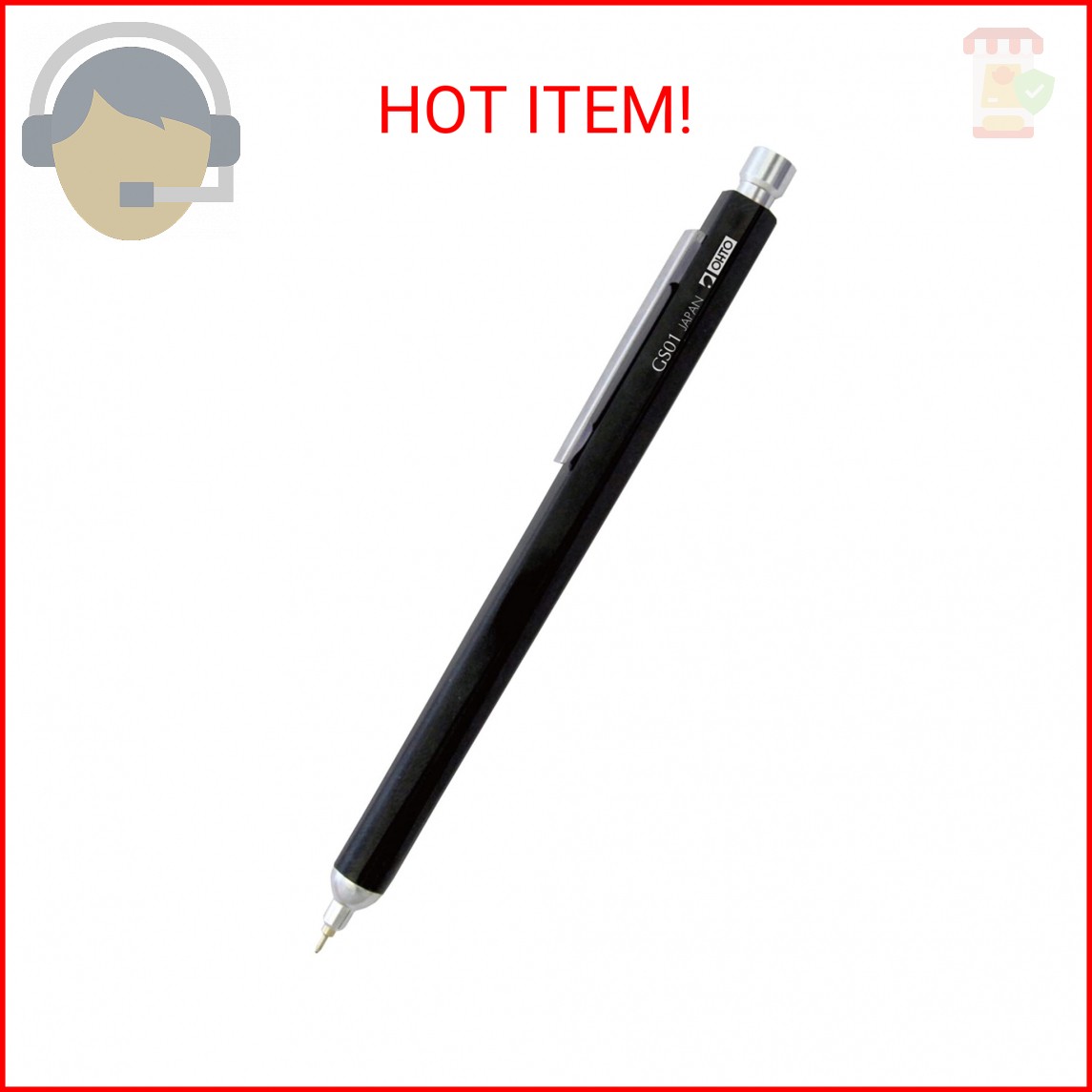 Needle-point GRAND STANDARD OHTO, Black GS01-S7-BK ca. 13,5cm x 1cm