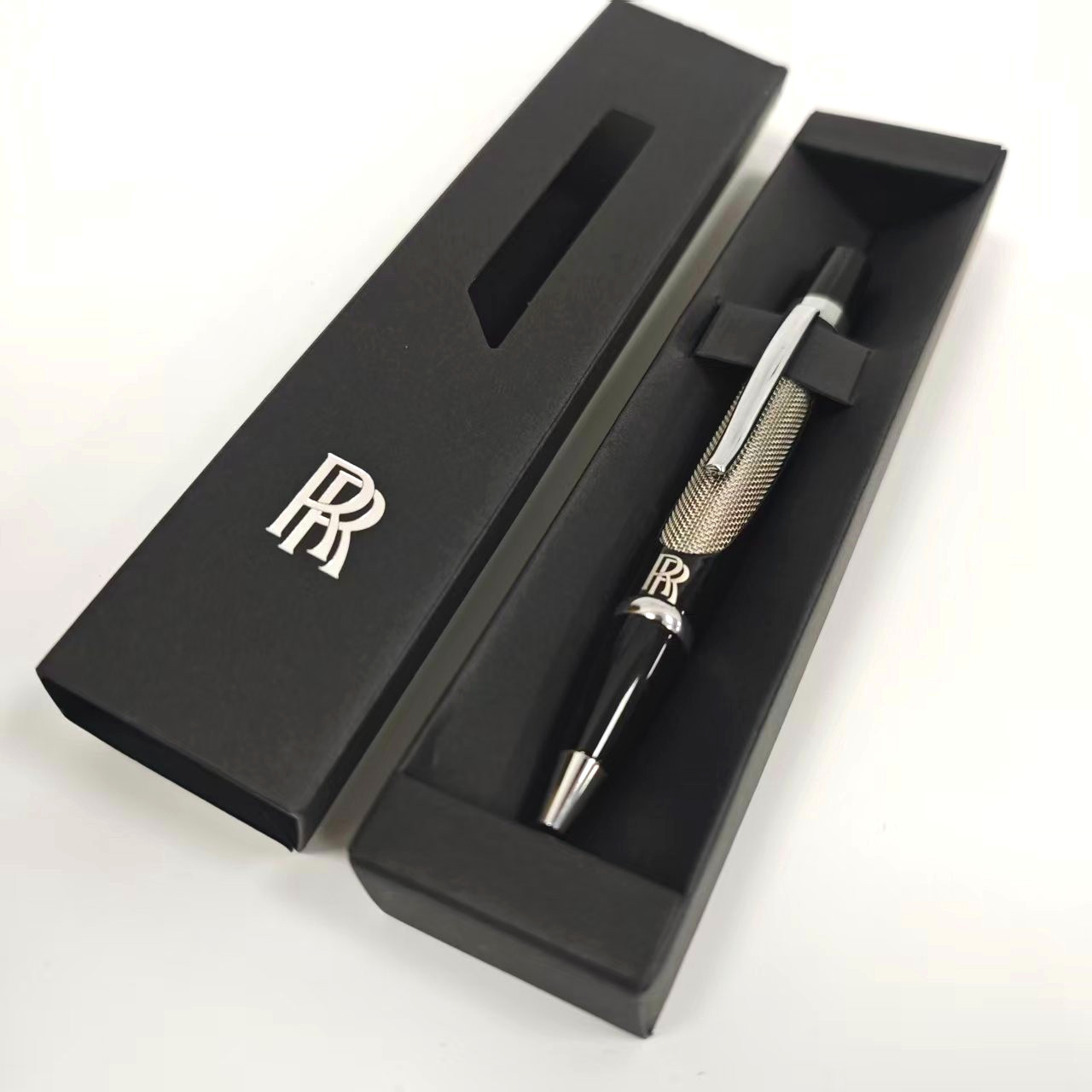 Rolls-Royce Black & Silver Luxury Ballpoint Pen Collector’s Edition VIP Gift