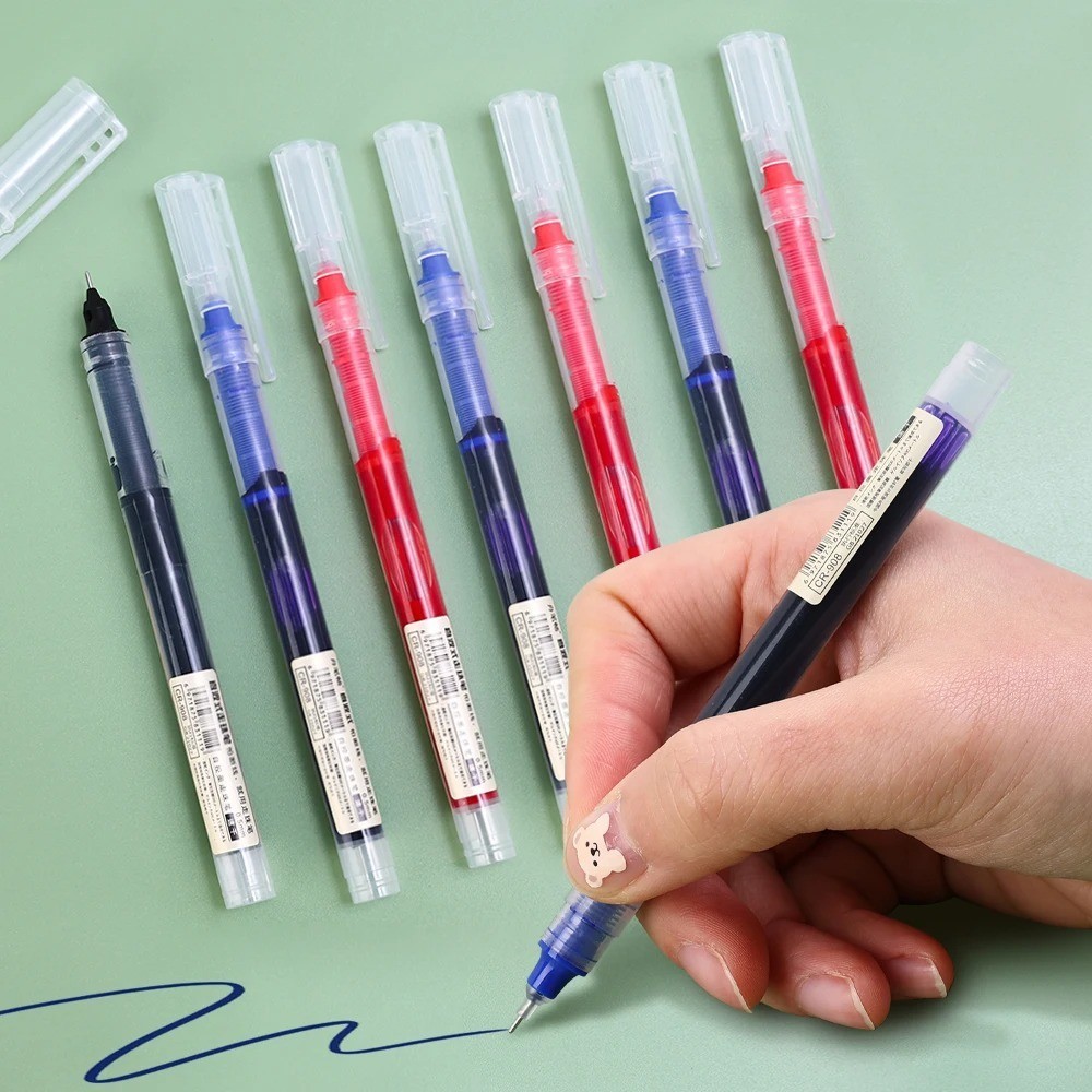20pcs Gel Ink Pens 0.5mm Black Blue Red Needle Tip School Office