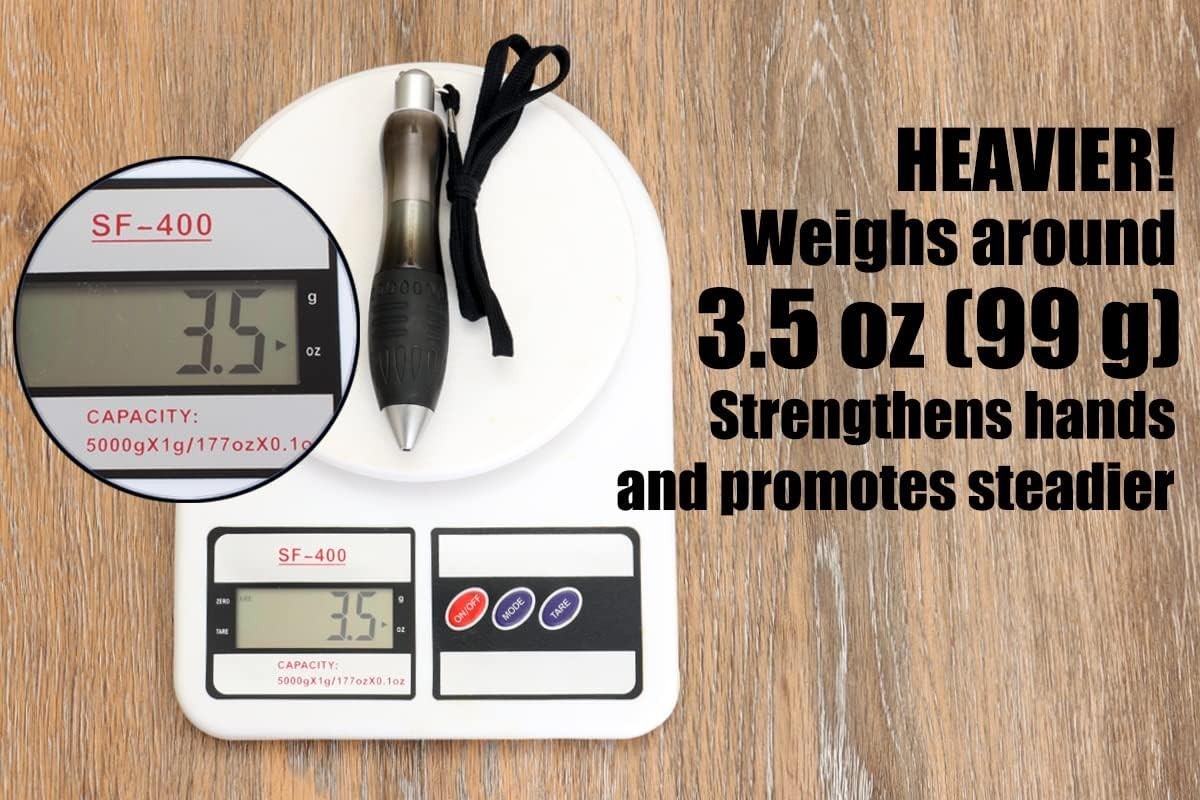 Weighted Fat Pen for Parkinson’s – Easy Grip for Arthritis
