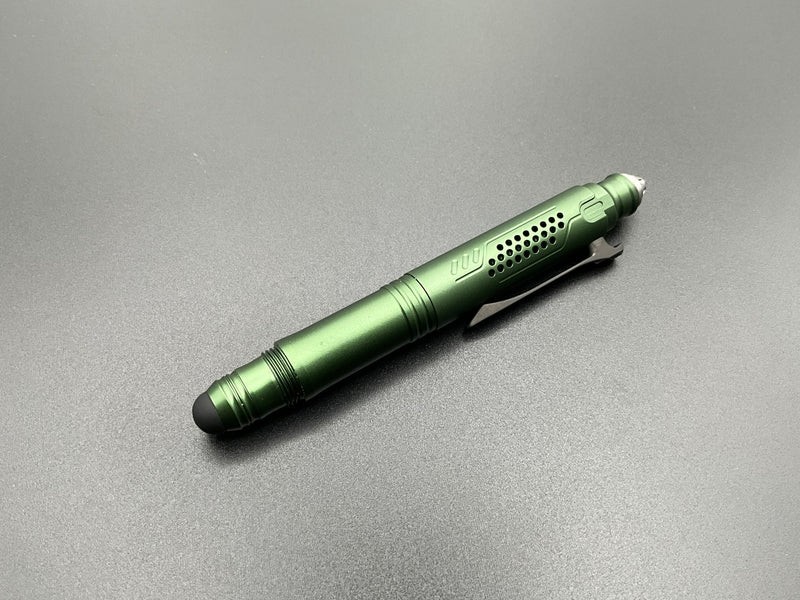 Ketuo Aurora Multi Function Pen Green Writes Black Streamlined Stores Hex Bits