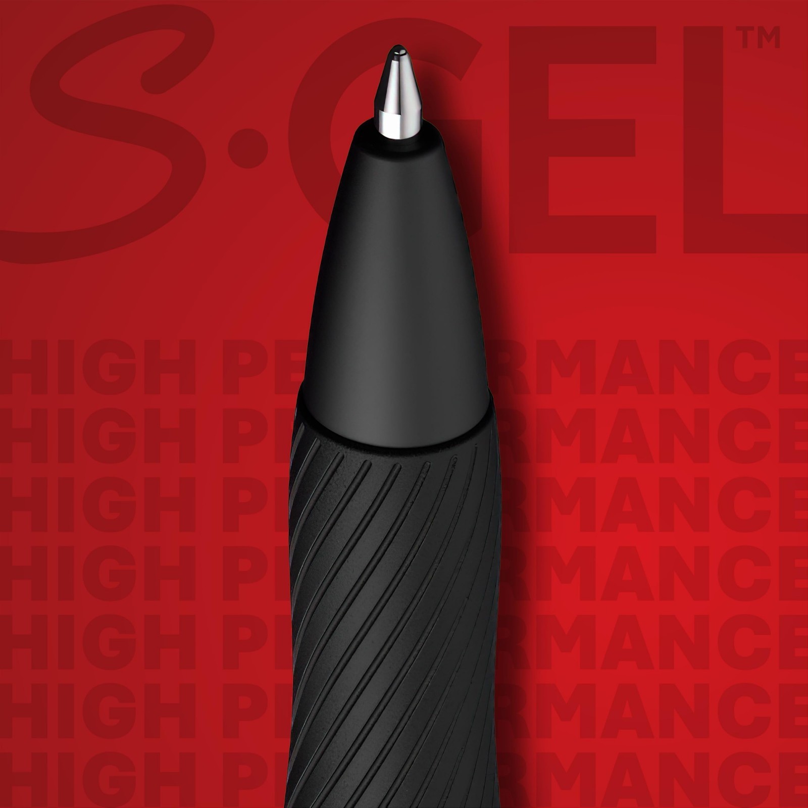 36 Count Gel Pens, Medium Point 0.7mm, Black Ink, No Smear, Office Supplies, Not