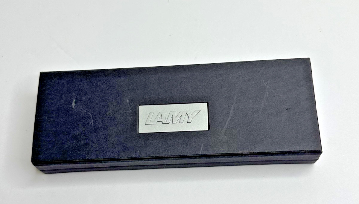 Lamy Ballpoint Pen Black Brushed Stainless Steel 2000