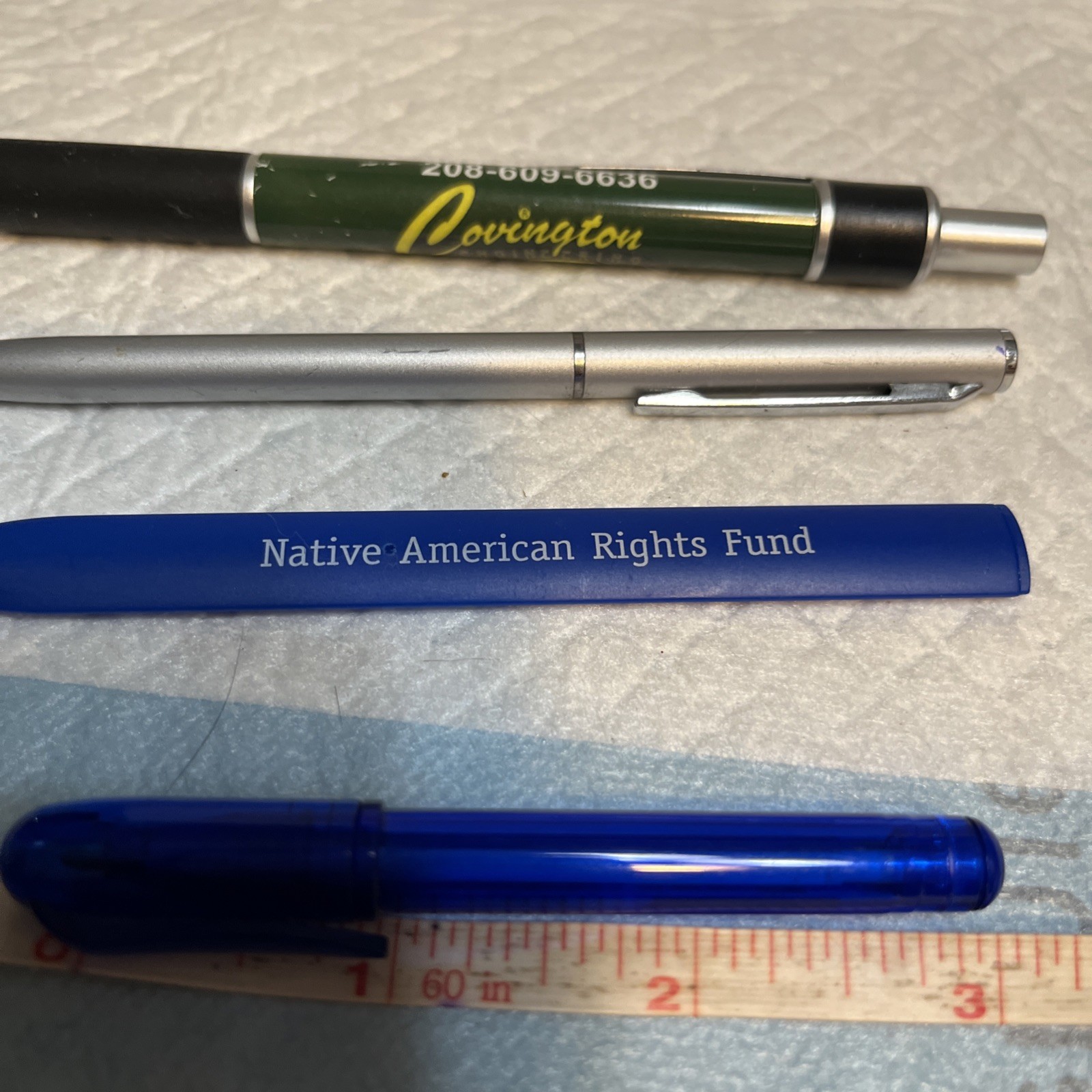 Lot of 20 Ball Point Pens ,Hong Kong,United and native american are special.