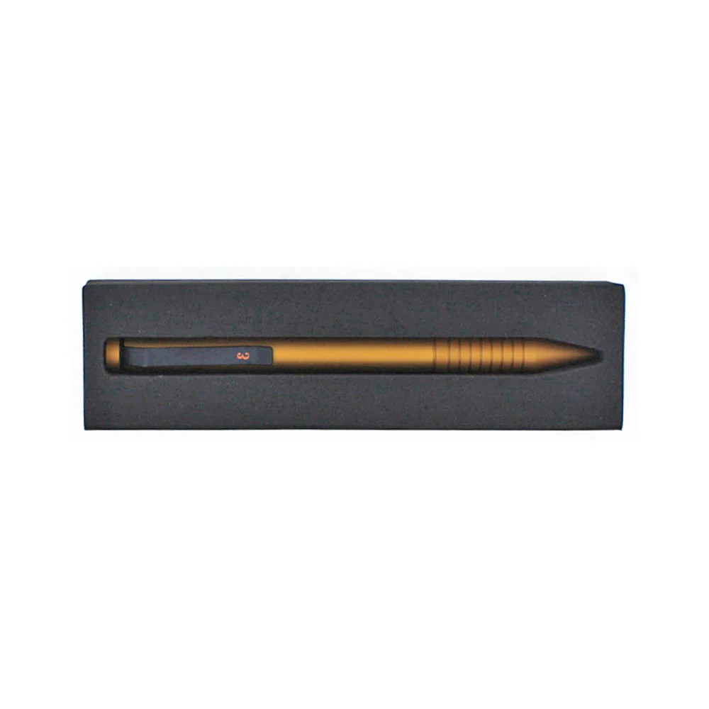 Everyman Grafton Mini Twist Ballpoint Pen, Super Matte, Amber