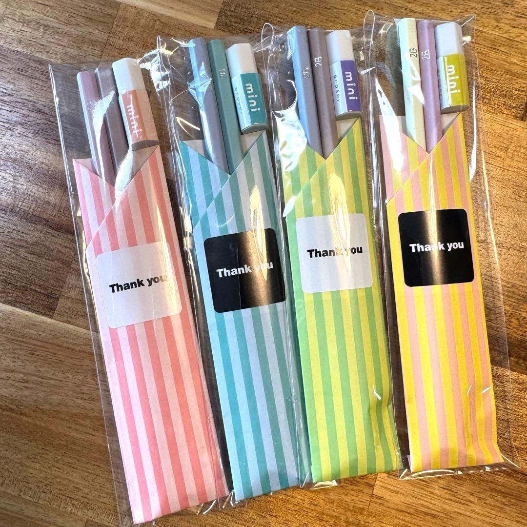 Pencil Eraser, Small Gift, 2B Pencils, Mini Eraser Set, 10 Pcs #89e511