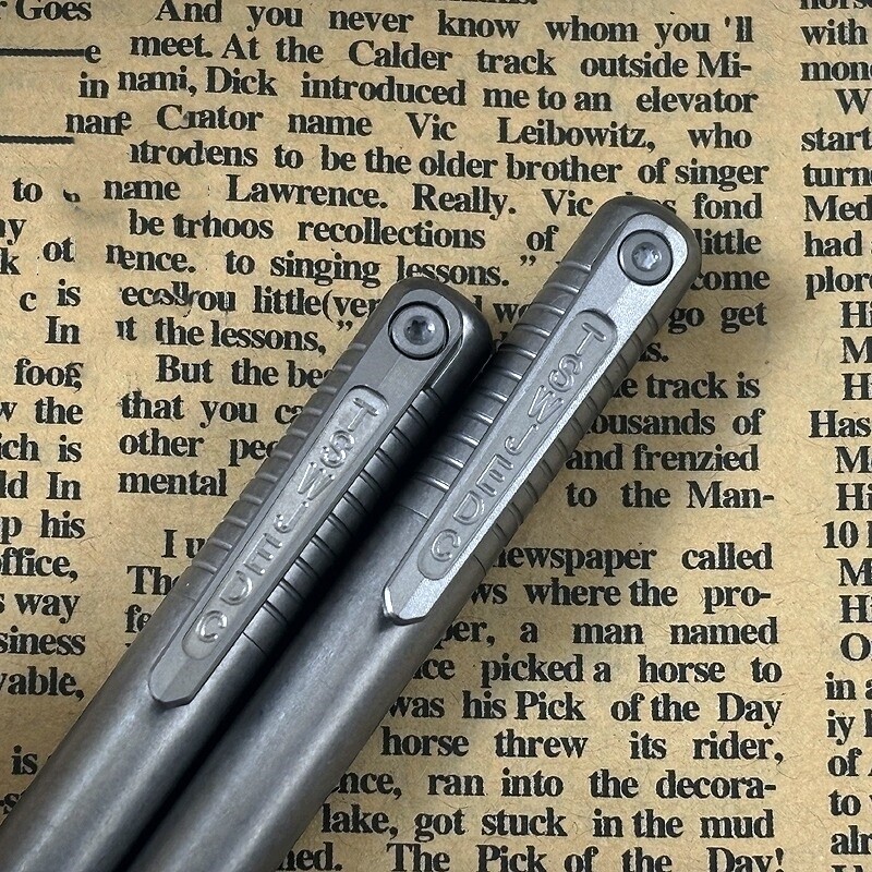 Titanium Mini Ballpoint Pen Signature Writing Pocket Pen Office Outdoor EDC