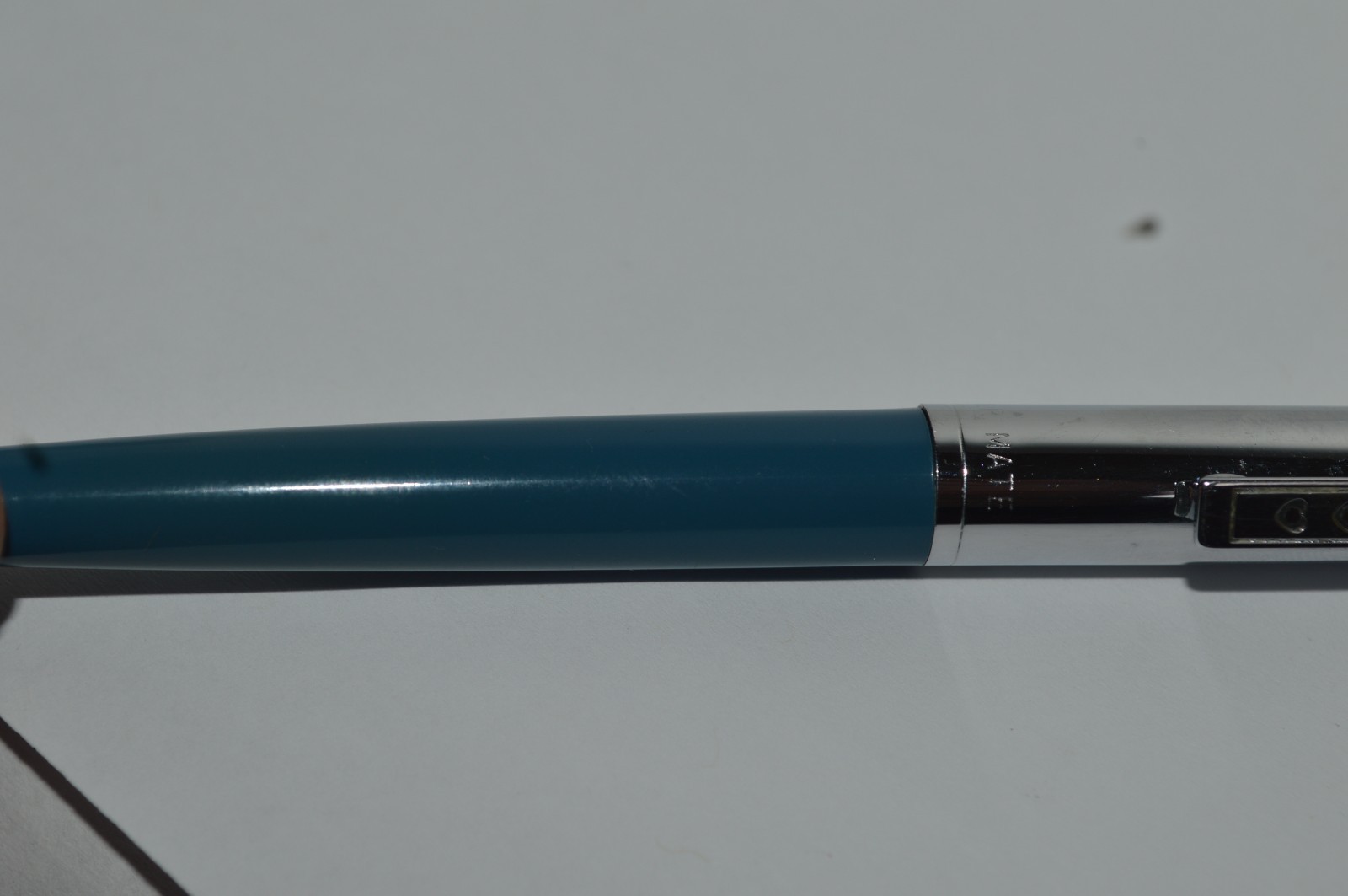 PAPER MATE Profile #2 Reg Grip Ballpoint Pen Blue Barrel Made In USA 1990s