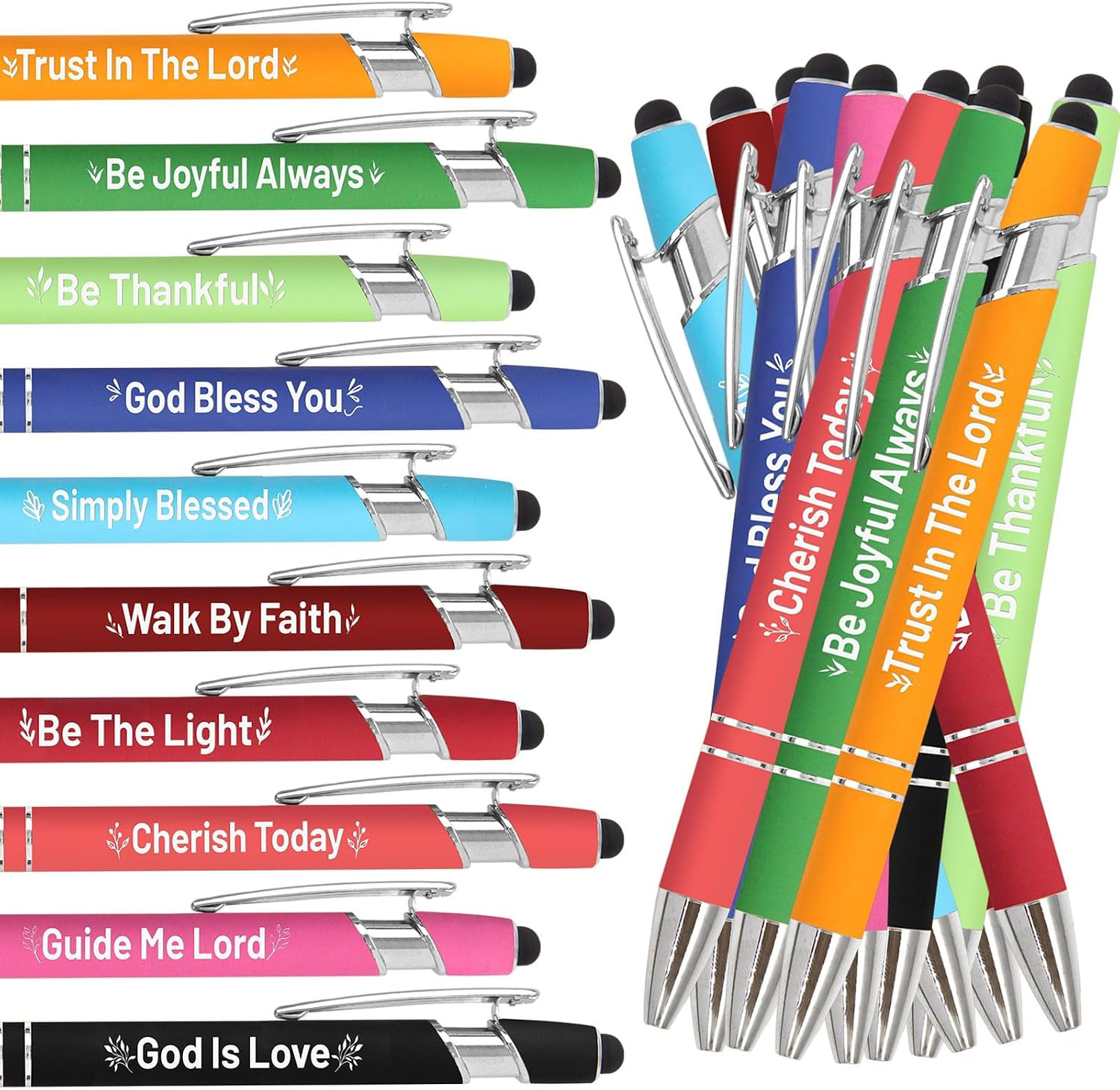 Christian Pens Women Religious Pen Bible Verse Scripture 10Pcs | Blessing Ballpo