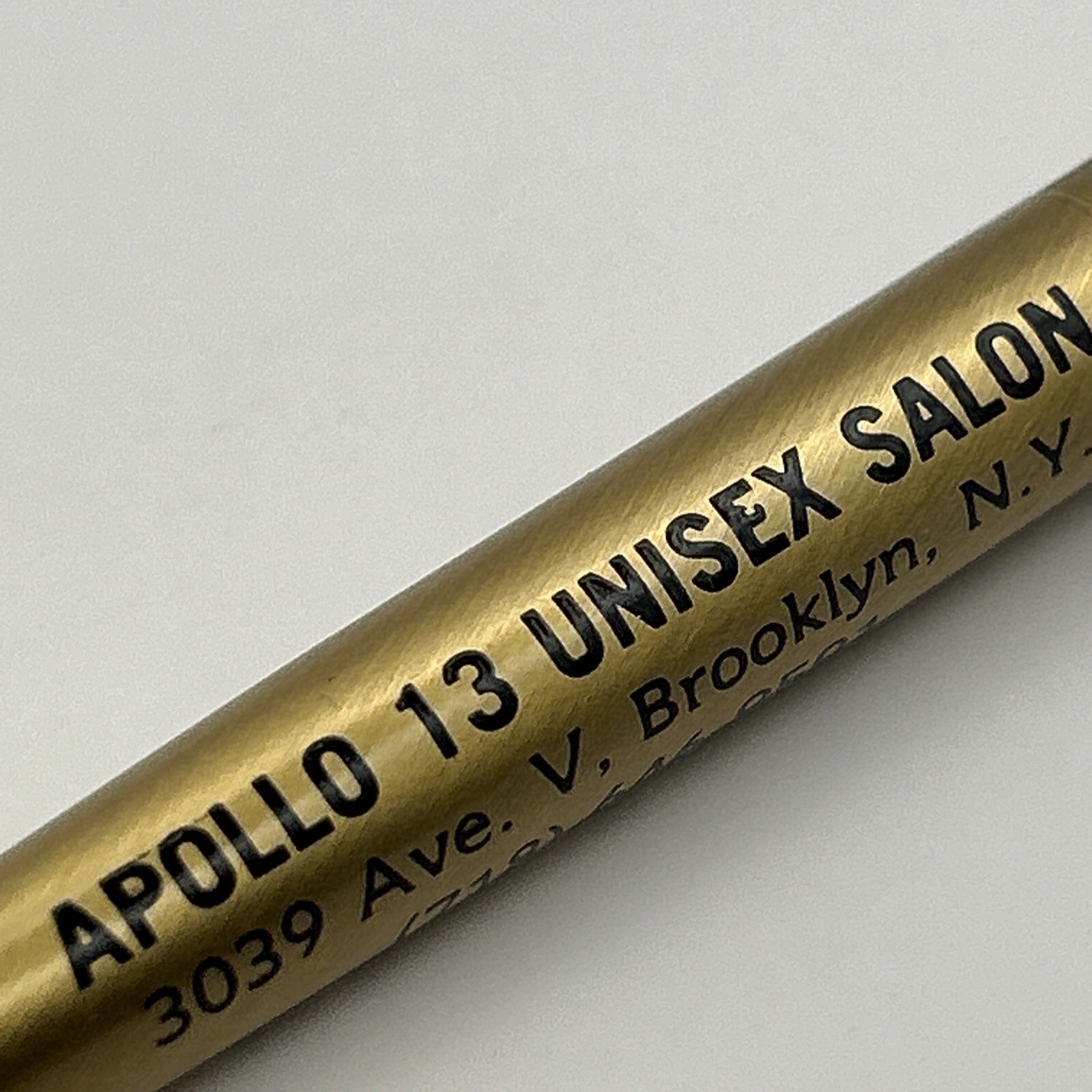 VTG Ballpoint Pen Apollo 13 Unisex Salon Brooklyn New York