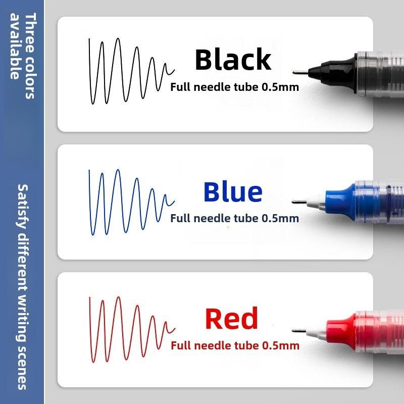 10pcs Needle-tip Gel Pens – Sleek, Smooth Writing Tools for School or Office Use