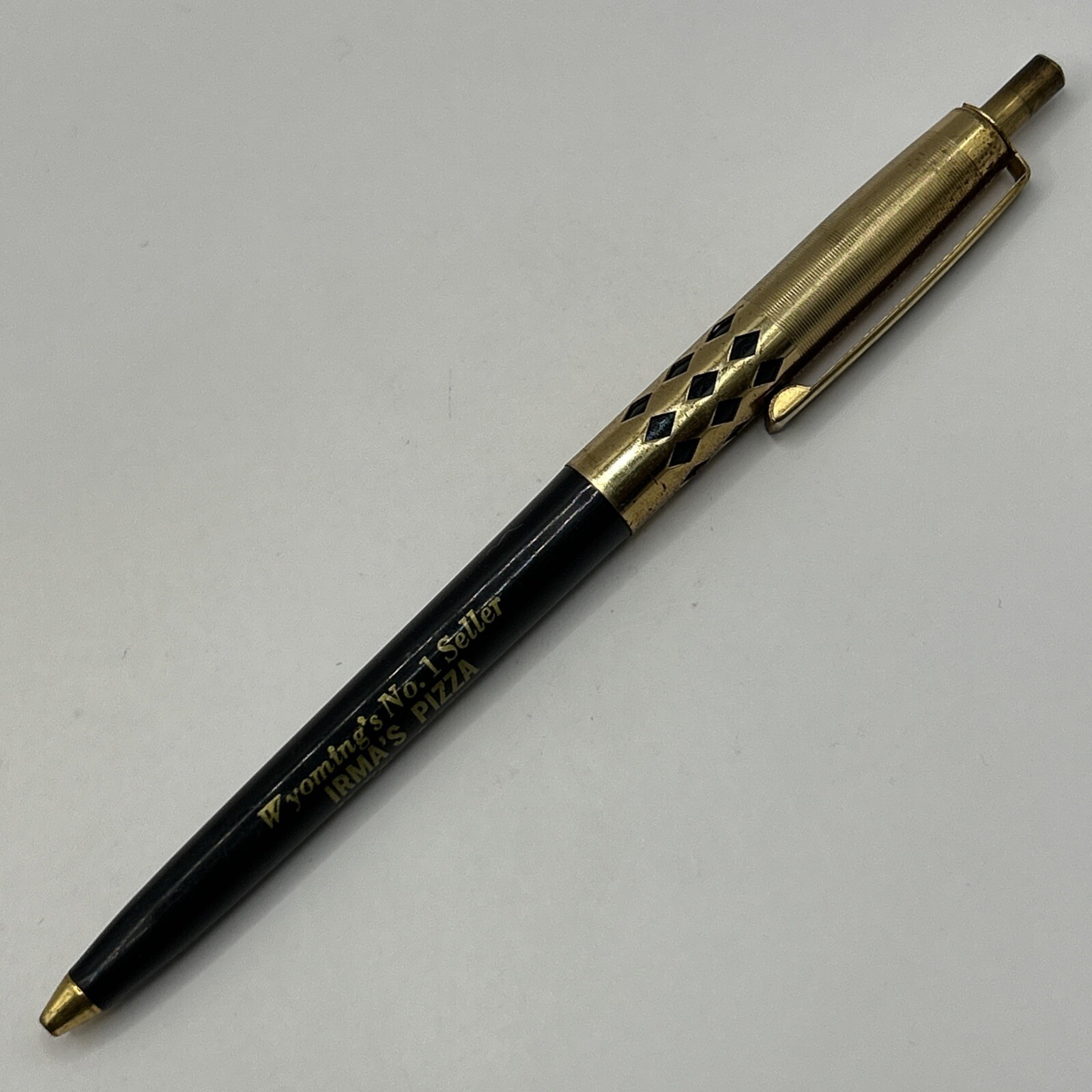 VTG Ballpoint Pen IRMA’S PIZZA «Wyoming’s #1 Seller» Cheyenne WY
