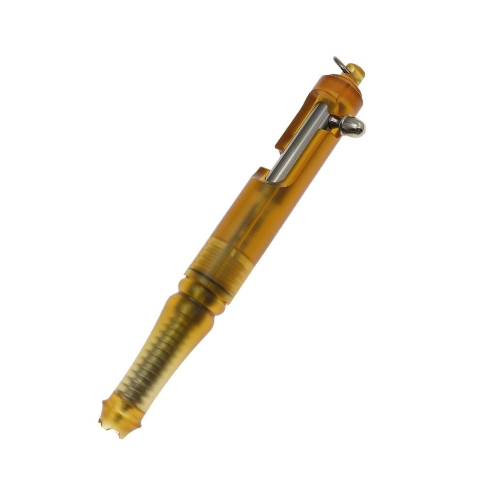 Ultem PEI+Titanium Keychain Ball Pen EDC Mechanical Pen Office Signature Pen 1pc