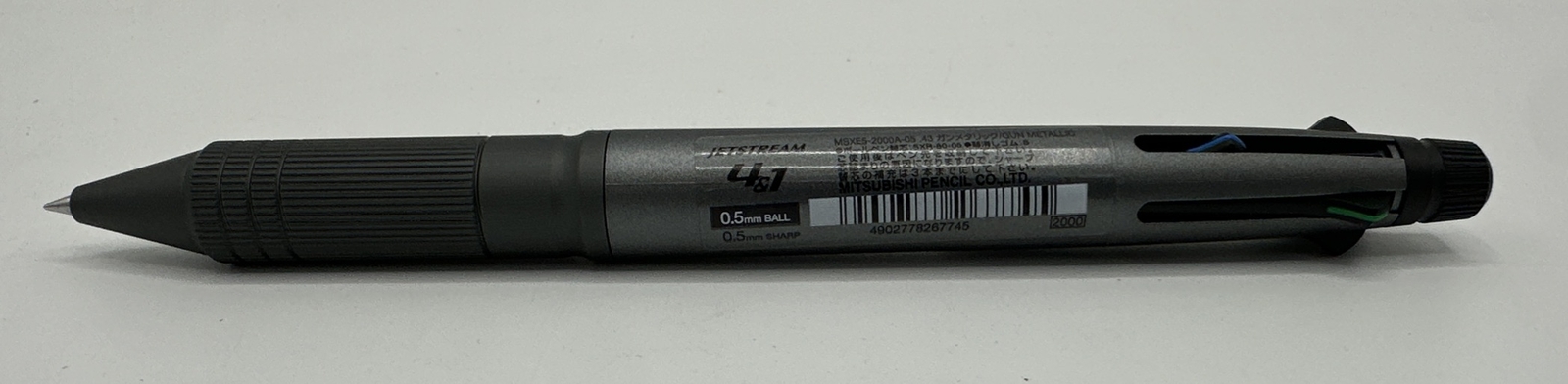 Jetstream 4&1 Metal Edition 0.5mm Ballpoint Pen (Black Red Blue Green)