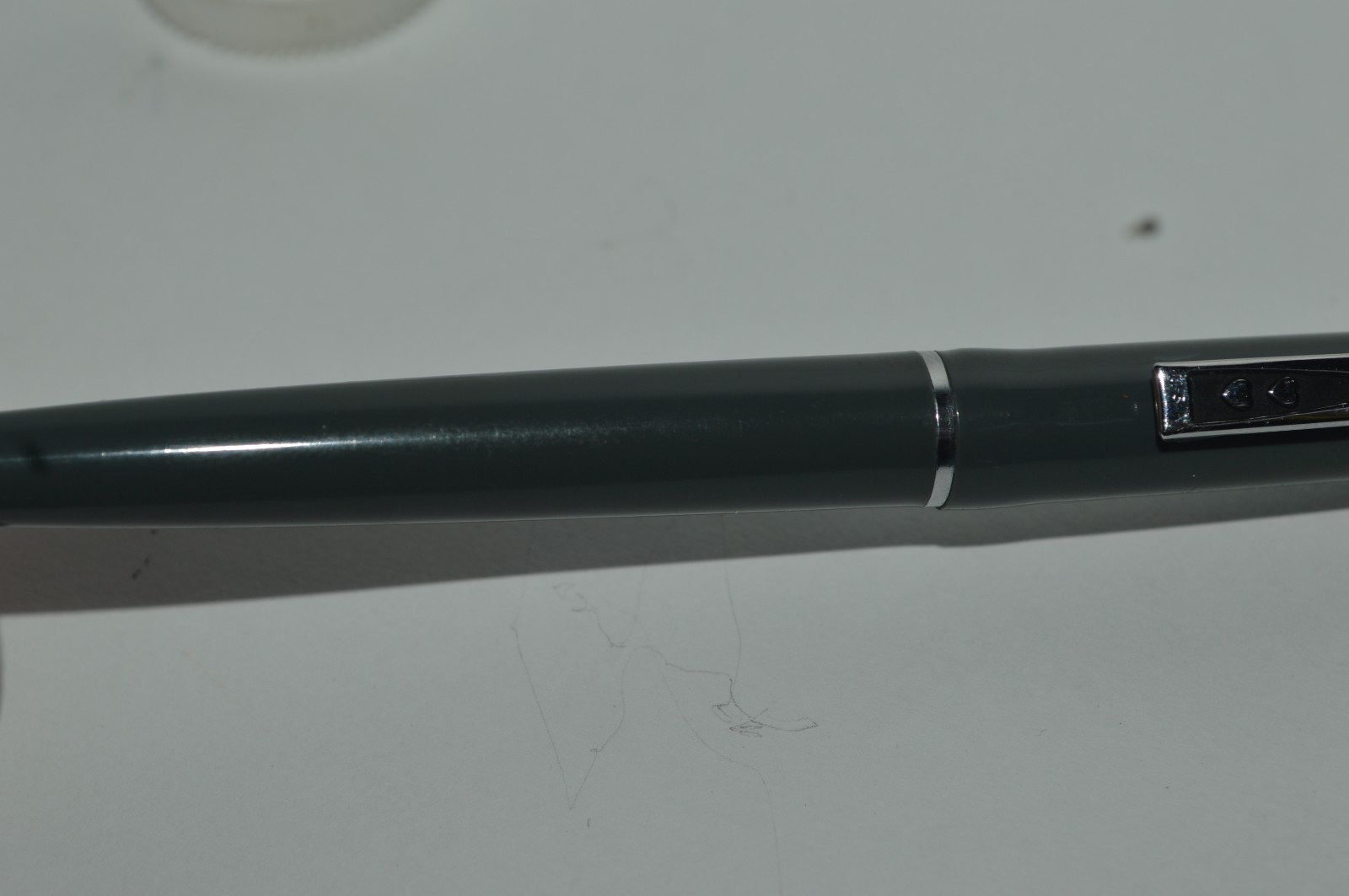 Paper Mate #355 MALIBU Ballpoint Pen Dark Gray Color Made In USA Circa 1980’s