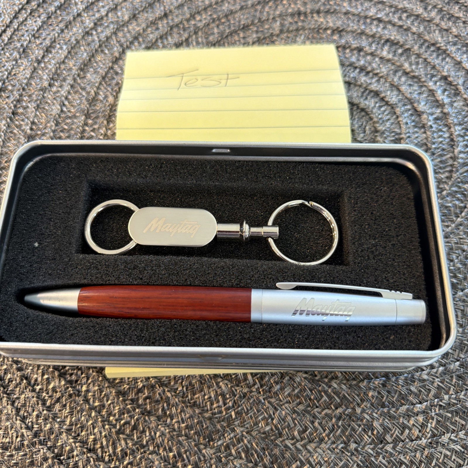 Promotional May Tag Ballpoint Pen With Keychain