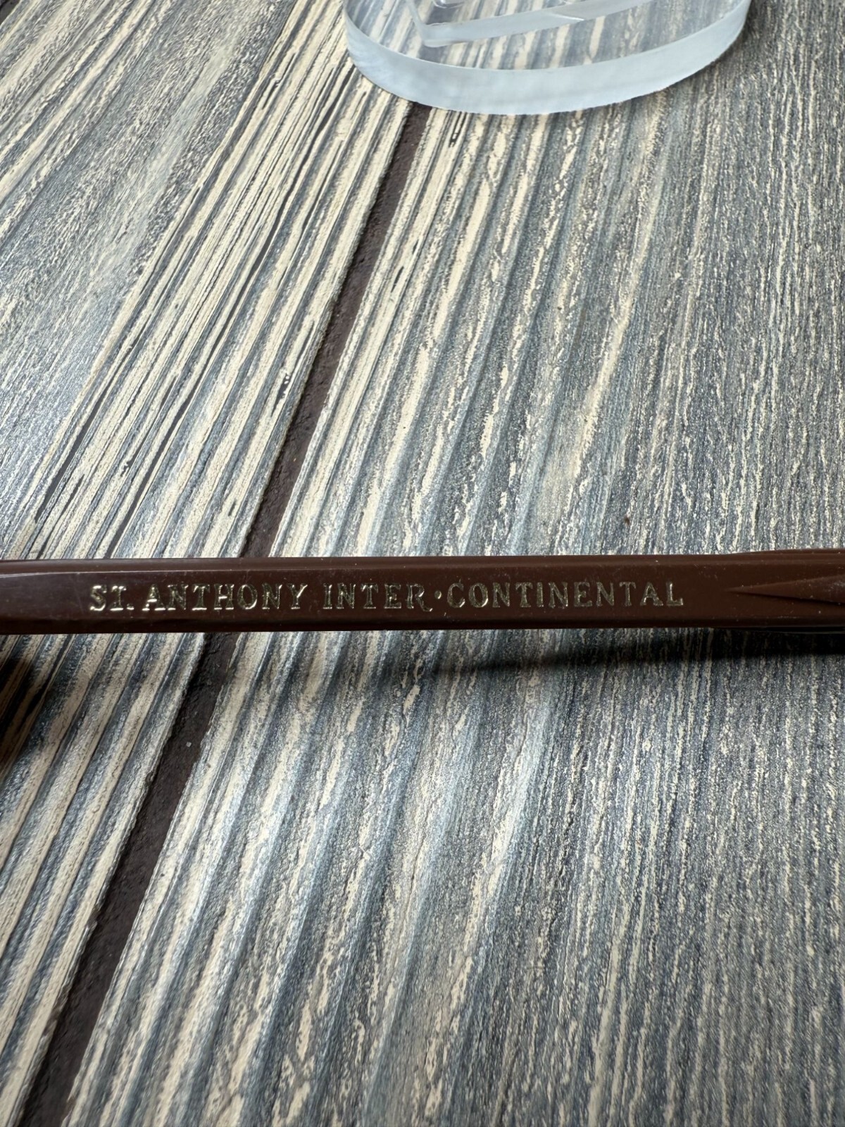 Vintage St. Anthony Intercontinental Made In Italy Brown Pen