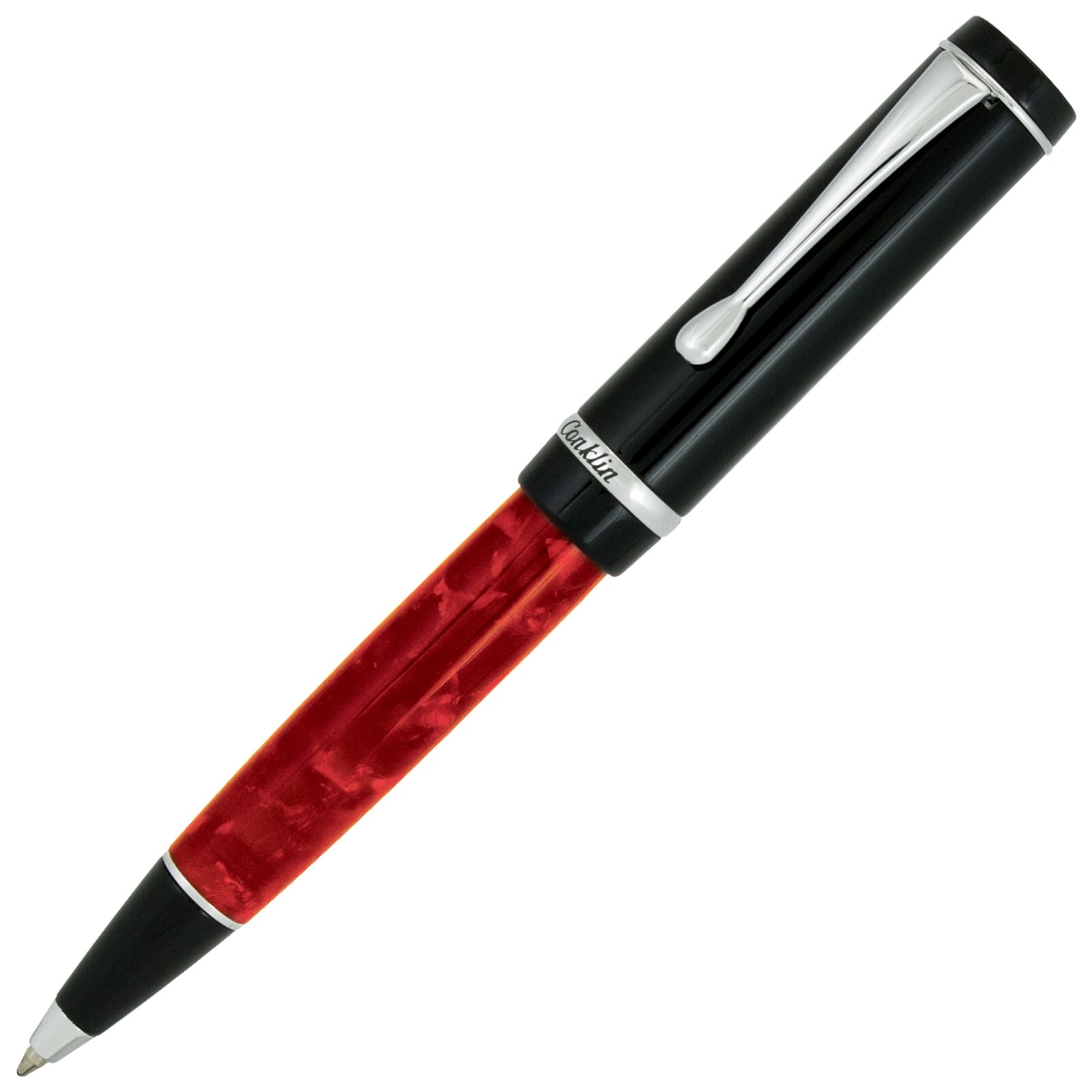 Conklin Duragraph Ballpoint Pen – Red Nights, With Fine Tip (CK71385)