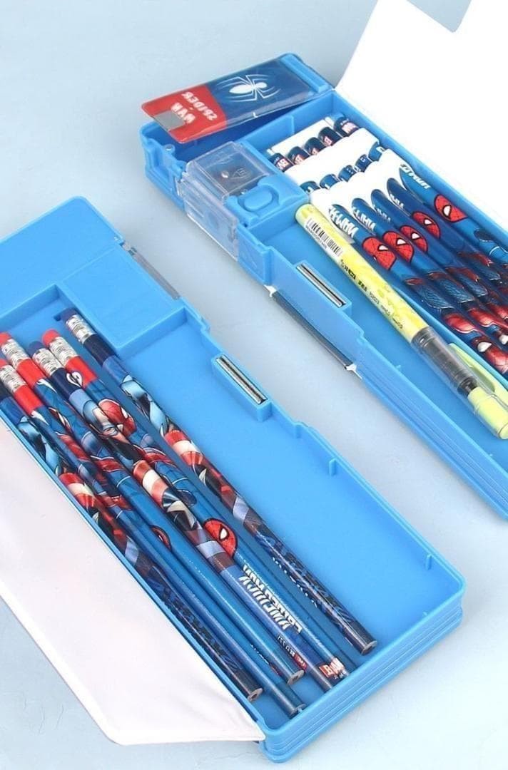 Cars pencil case, pen case, open on both sides, 23 x 8.8 x 3 cm, McQueen #b391d8