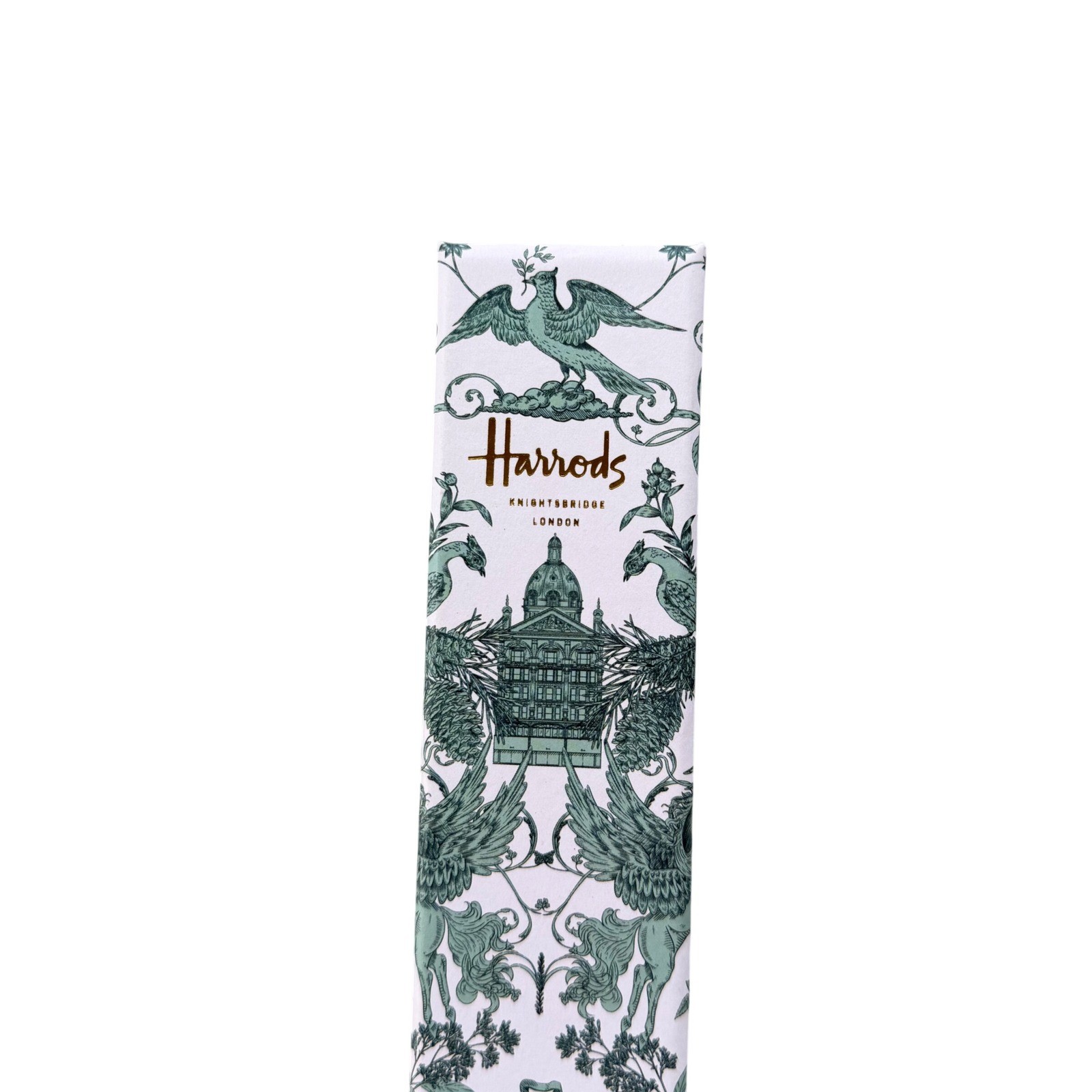 Harrods Menagerie Ballpoint Pen Unisex OS Green Gold Luxury London Souvenir Box