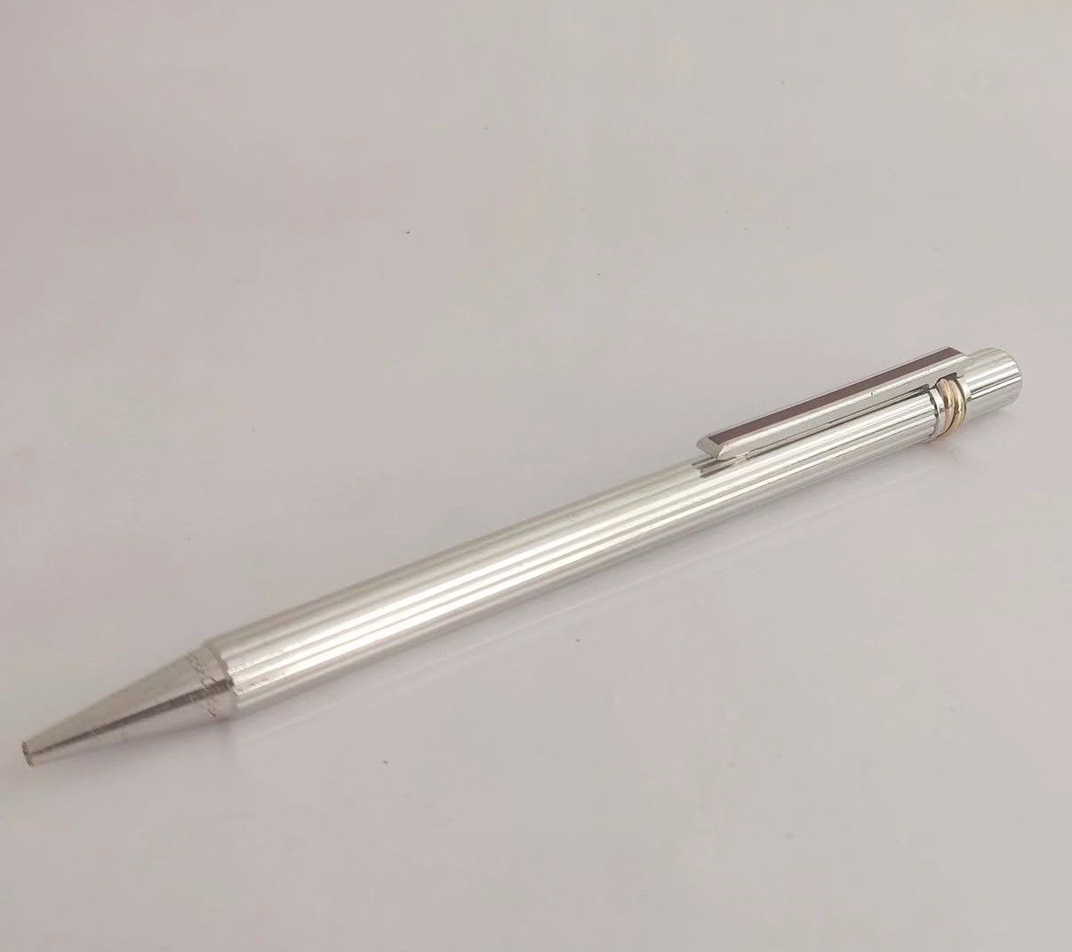 Vintage Must de Cartier Ballpoint Pen w/ Original Box – Good Condition