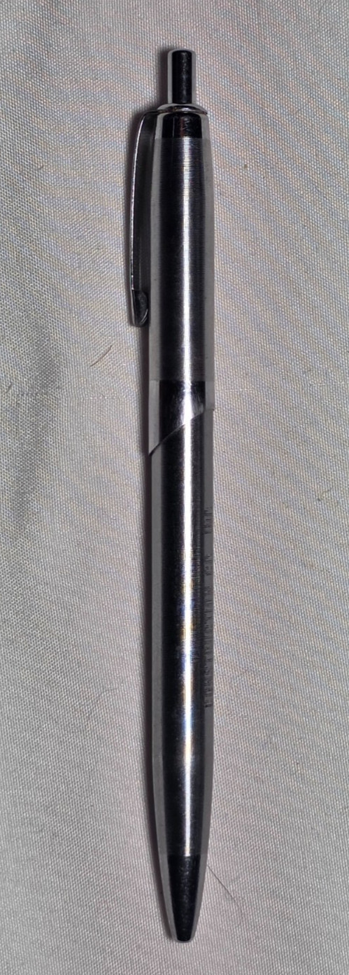 Ritepoint USA Chrome Ballpoint Pen Made in USA – Used w/ company name stamped
