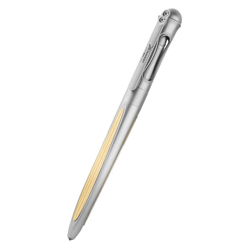 Practical Titanium Pocket Ballpoint Pen Signaturing Working Outdoor EDC Pen