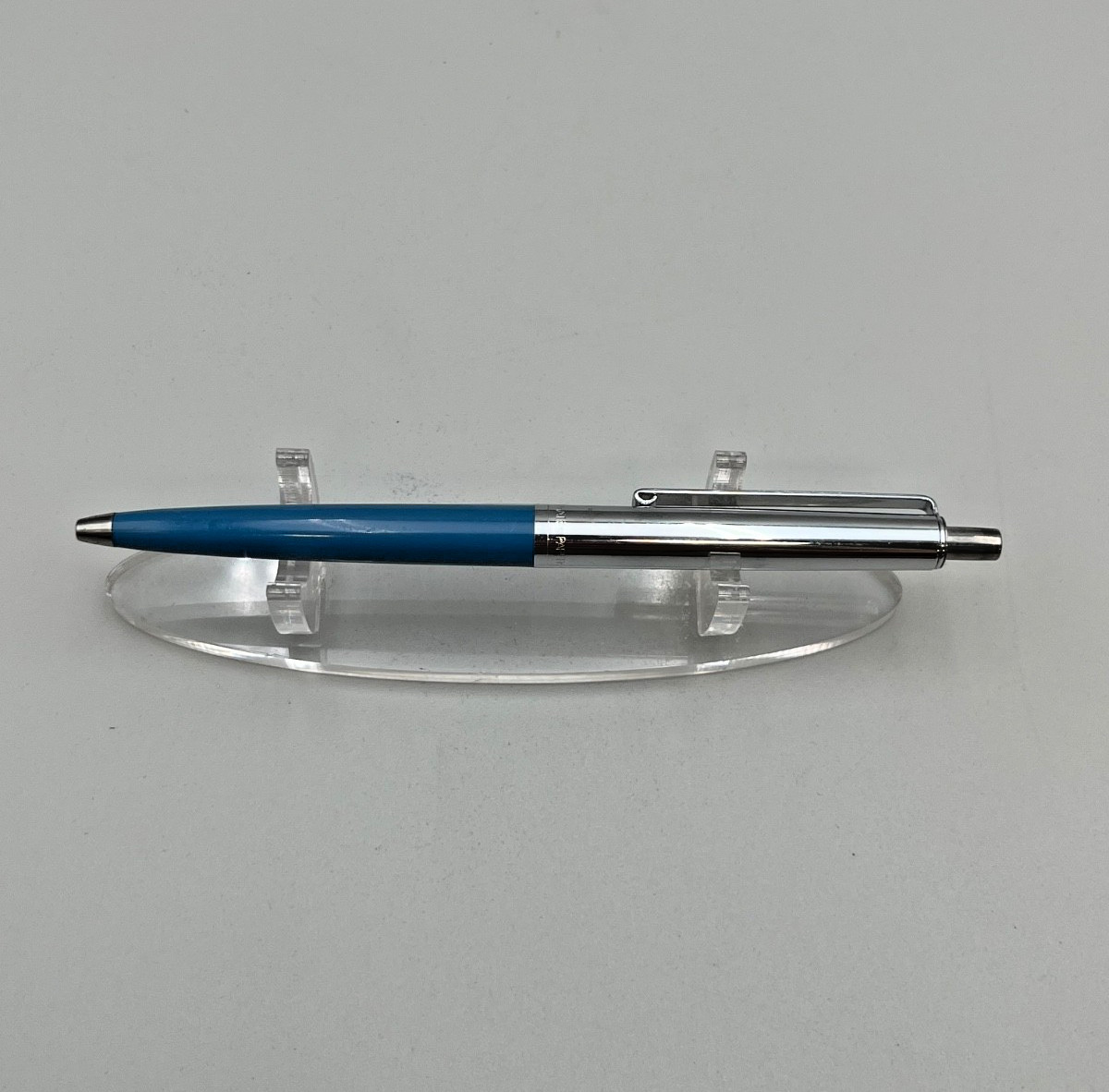 Paper Mate Double Heart Profile Light Blue/Chrome Cap, Blue Ink, Works – Mexico