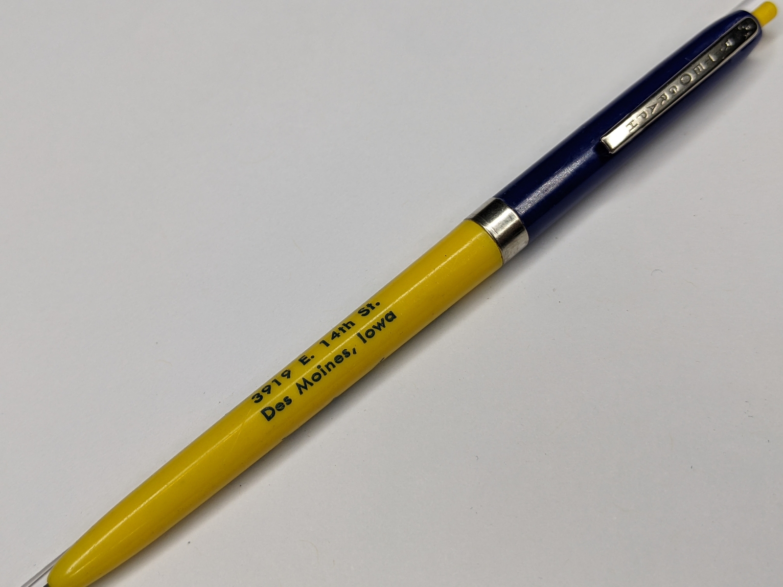 c1960s Des Moines IA Crown House Construction Nation Wide Builders Pen Enamel G3
