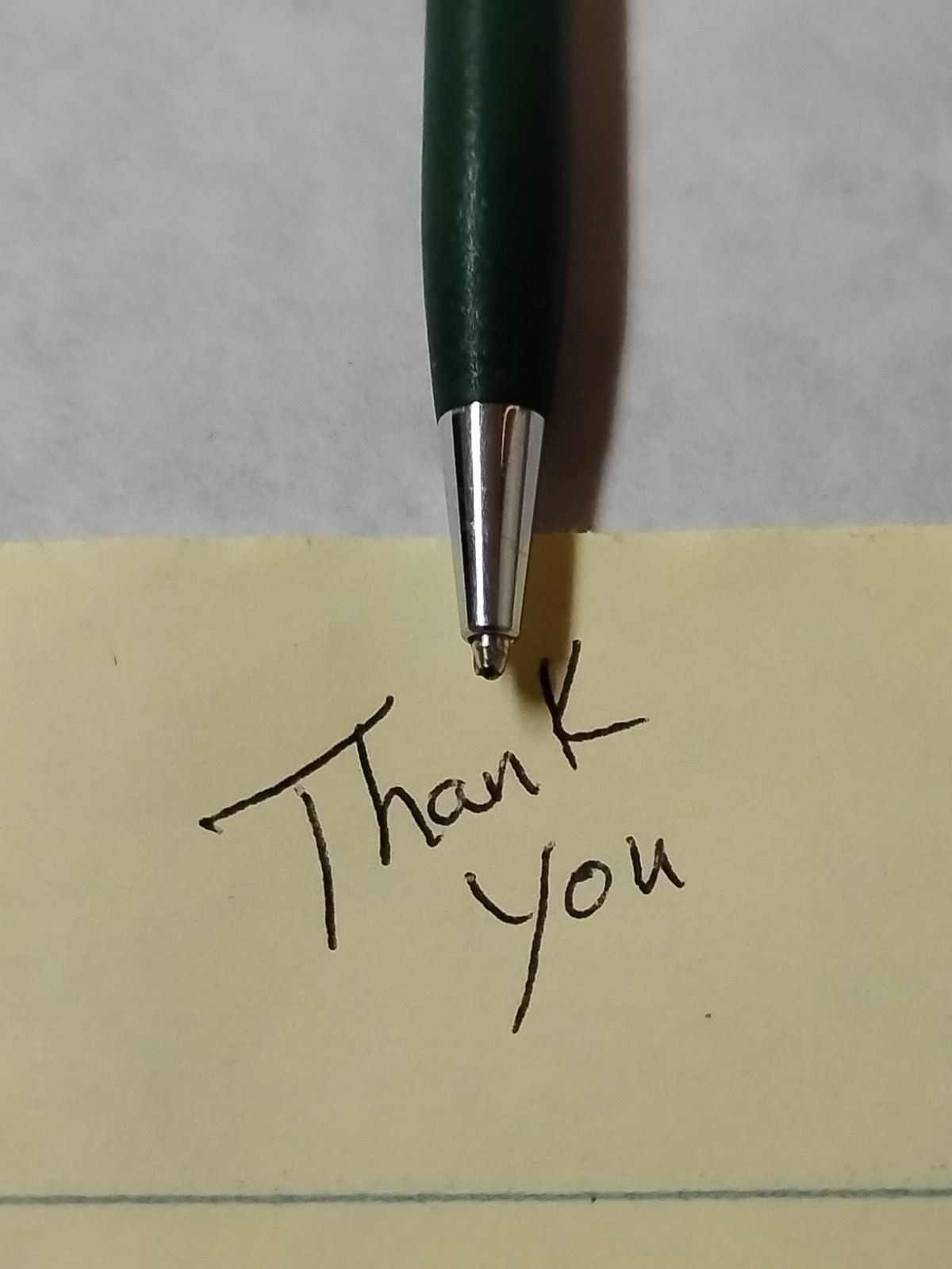 Vintage Quill Green Gold Trim Ballpoint Pen Made In USA Tested And Working#K4