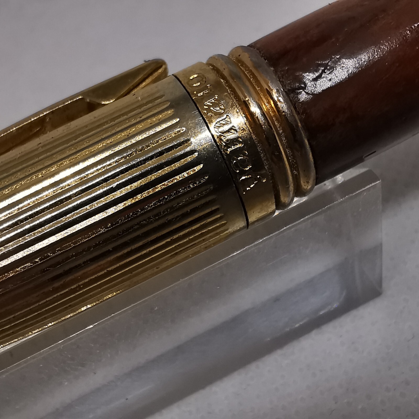 Yamato «Mini Diva» Ballpoint pen Wood Brass