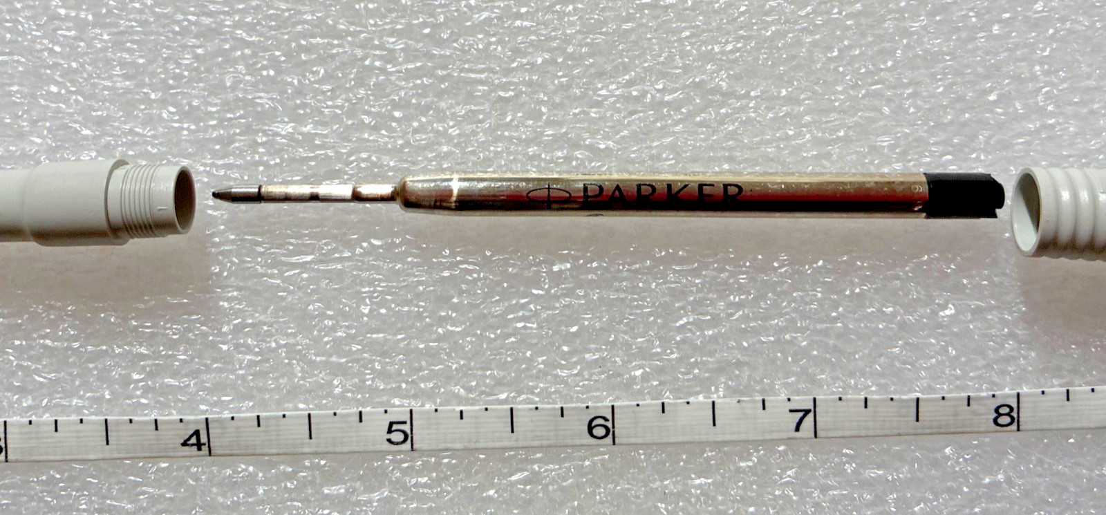 Eppendorf Reference Pipette Ballpoint Pen blue end cap BLACK ink novelty German