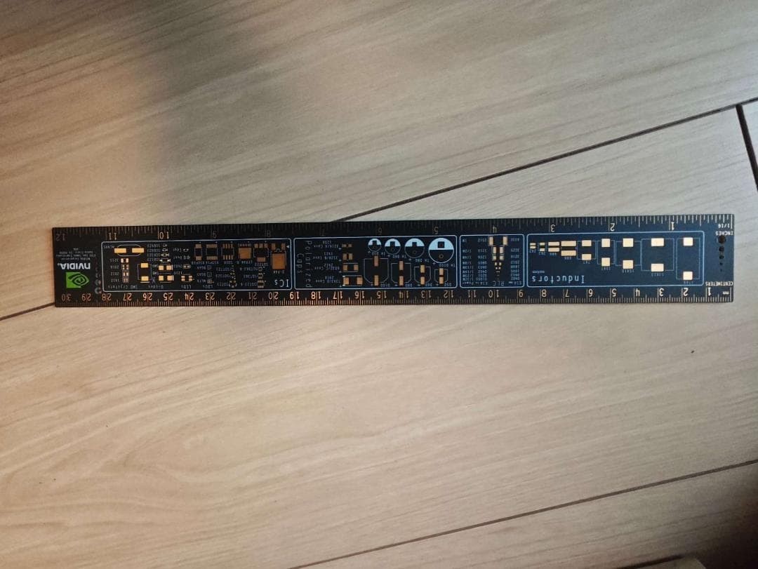 NVIDIA electronic component ruler Brand new and unused Durable plastic or metal
