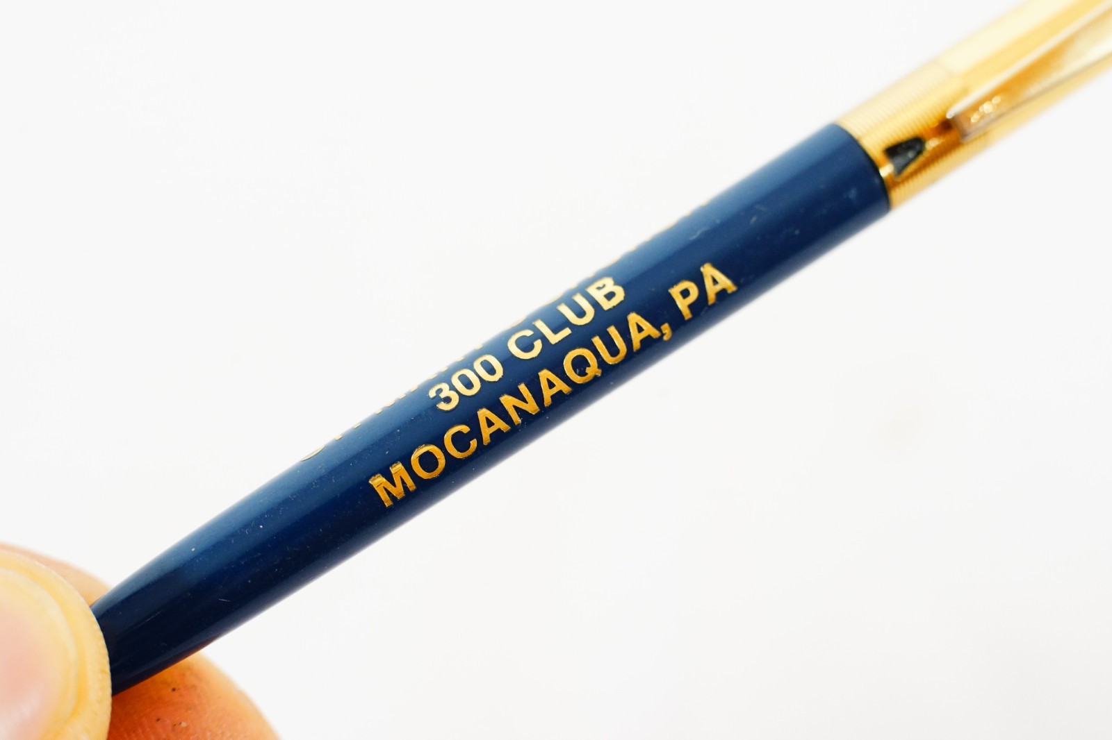 Vintage Mocanaqua St Marys Church 300 Club Advertising Ballpoint Pen