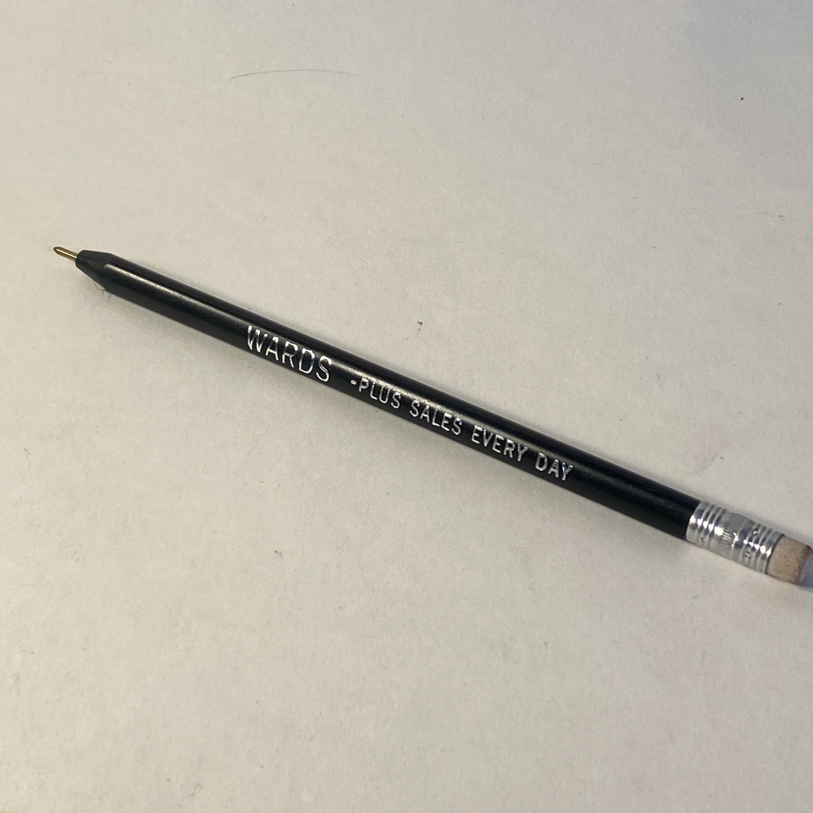 VTG Ballpoint Stick Pen WARDS PLUS SALES EVERY DAY Montgomery Wards