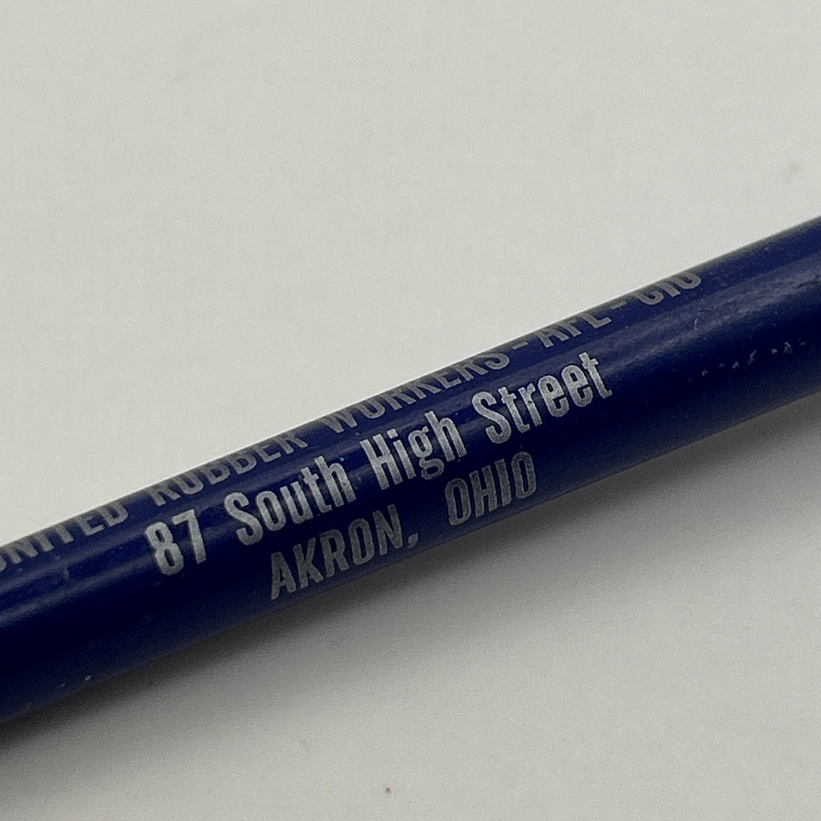 VTG Ballpoint Pen AFL CIO United Rubber Workers Akron Ohio