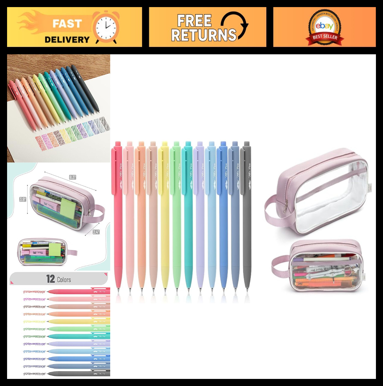 Premium Writing Set – Calligraphy Pens, Notebooks, Sketch Pads & Accessories