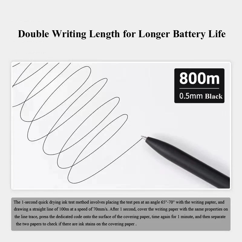 KACO Quick Drying Gel Pen Stationery School Supplies Stylo 800 Meters of Large