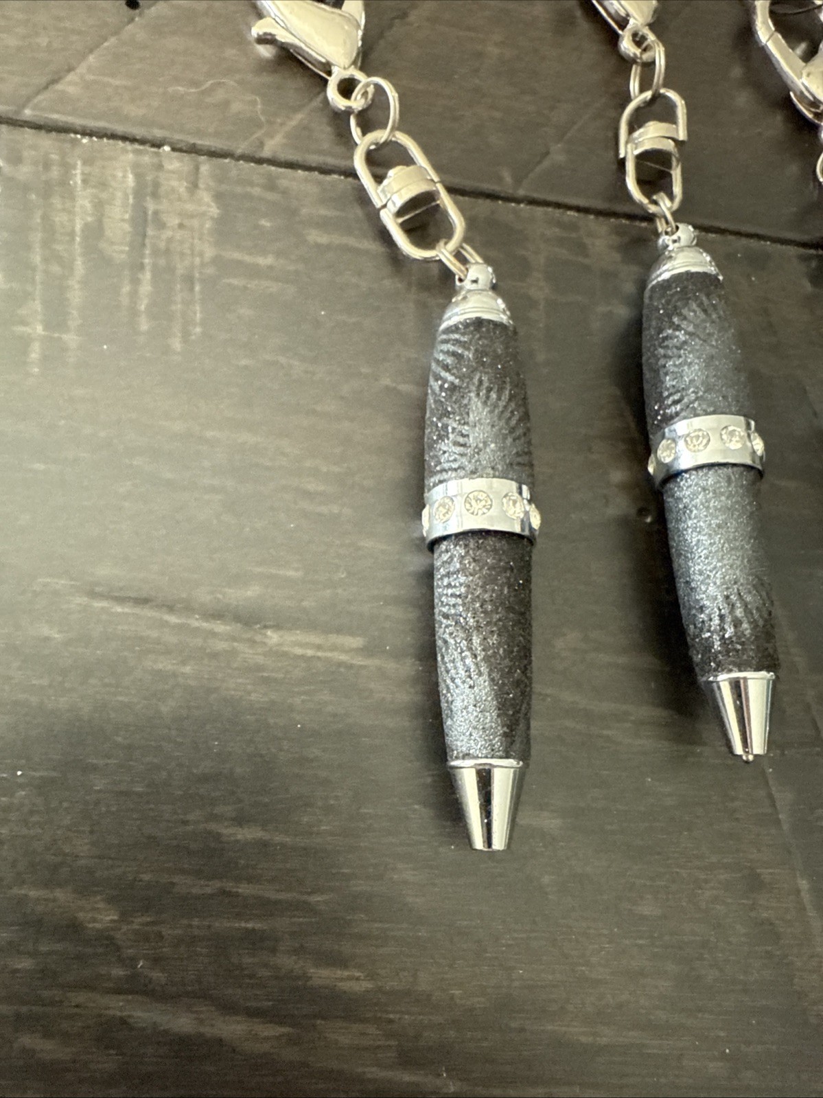 Ink Pen Key Chain USA Flag Design Rare