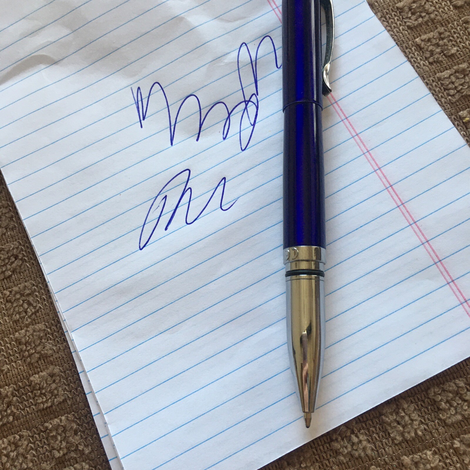 Vintage Fund Pen Beautiful Blue