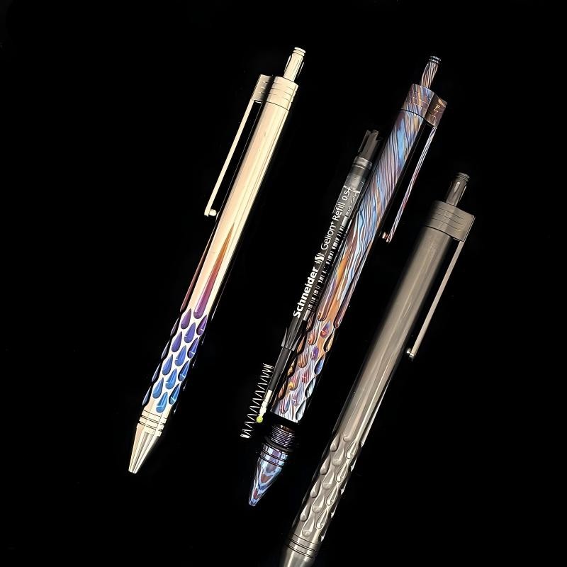 Titanium Ballpoint Pen Signature Writing Pocket Pen Business Office EDC Pen Gift