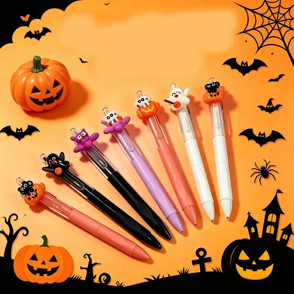 5/10PCS Cartoon Ballpoint Pens Press Style Student Reward School Gift Pens