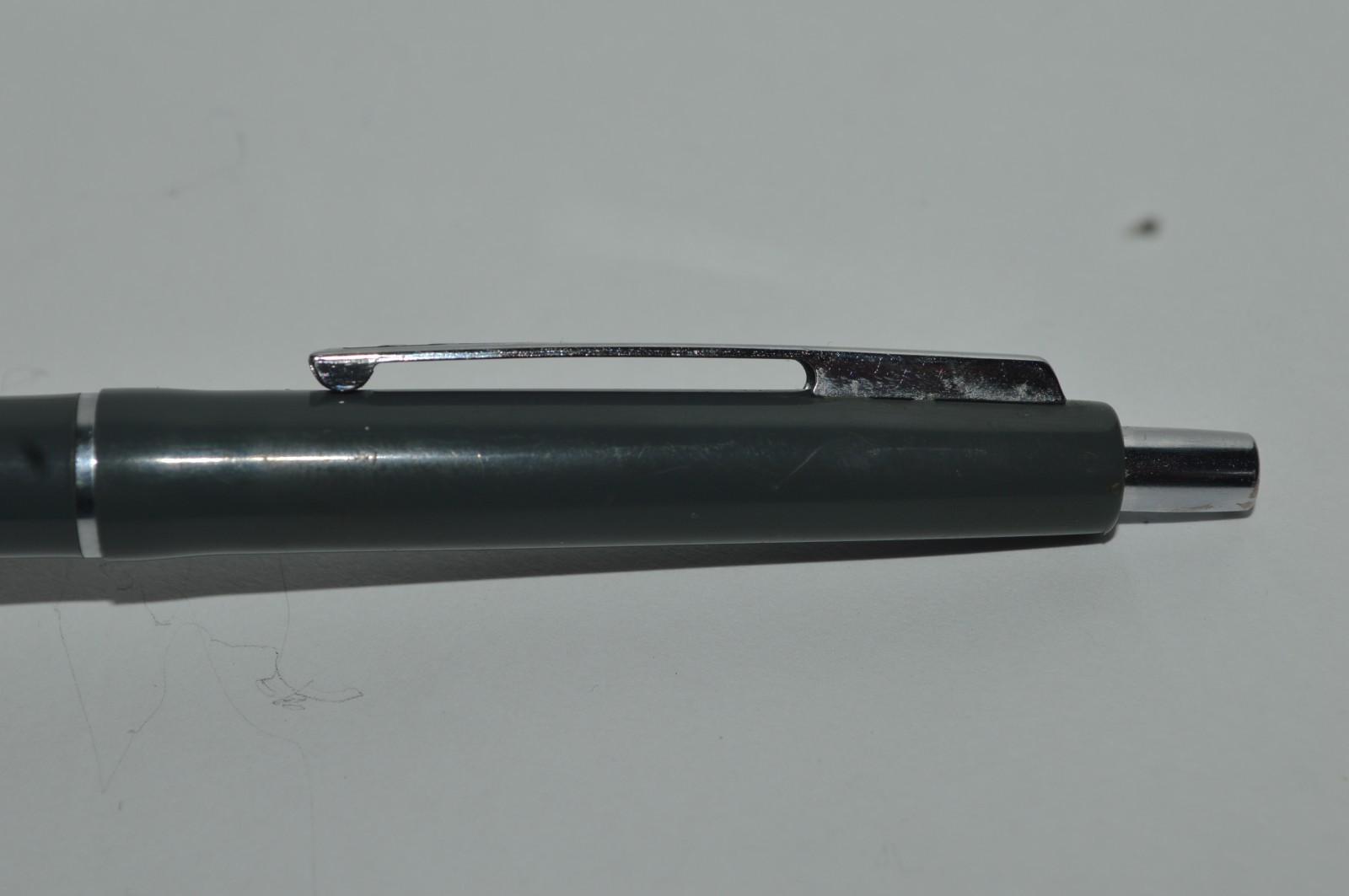 Paper Mate #355 MALIBU Ballpoint Pen Dark Gray Color Made In USA Circa 1980’s